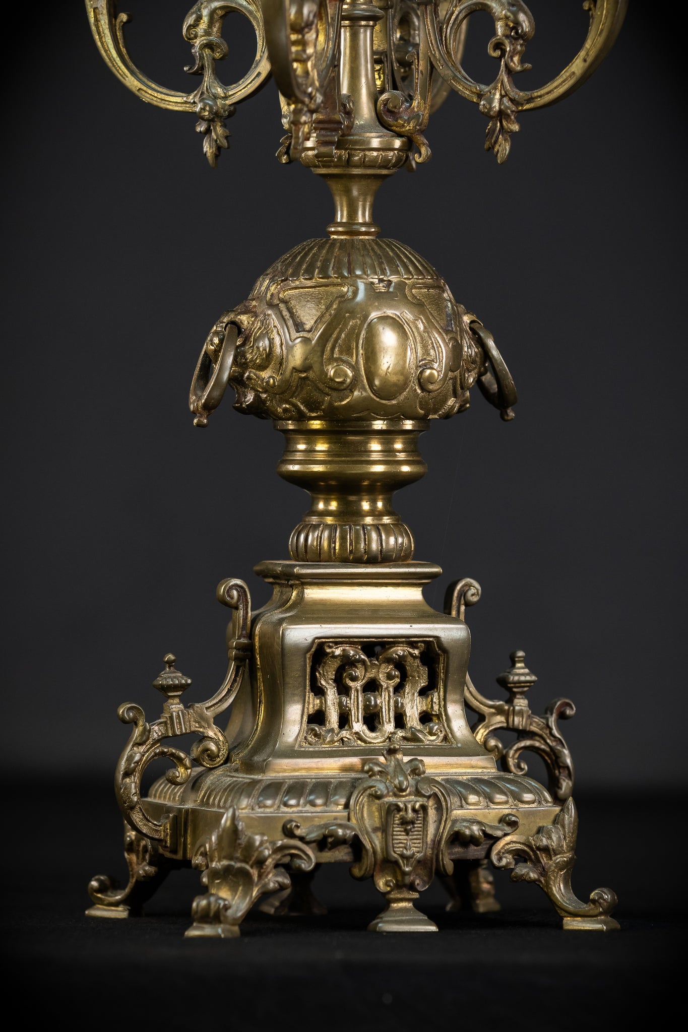 Candelabra Pair | Two French 1800s | Neo-Reneissance 17.9"