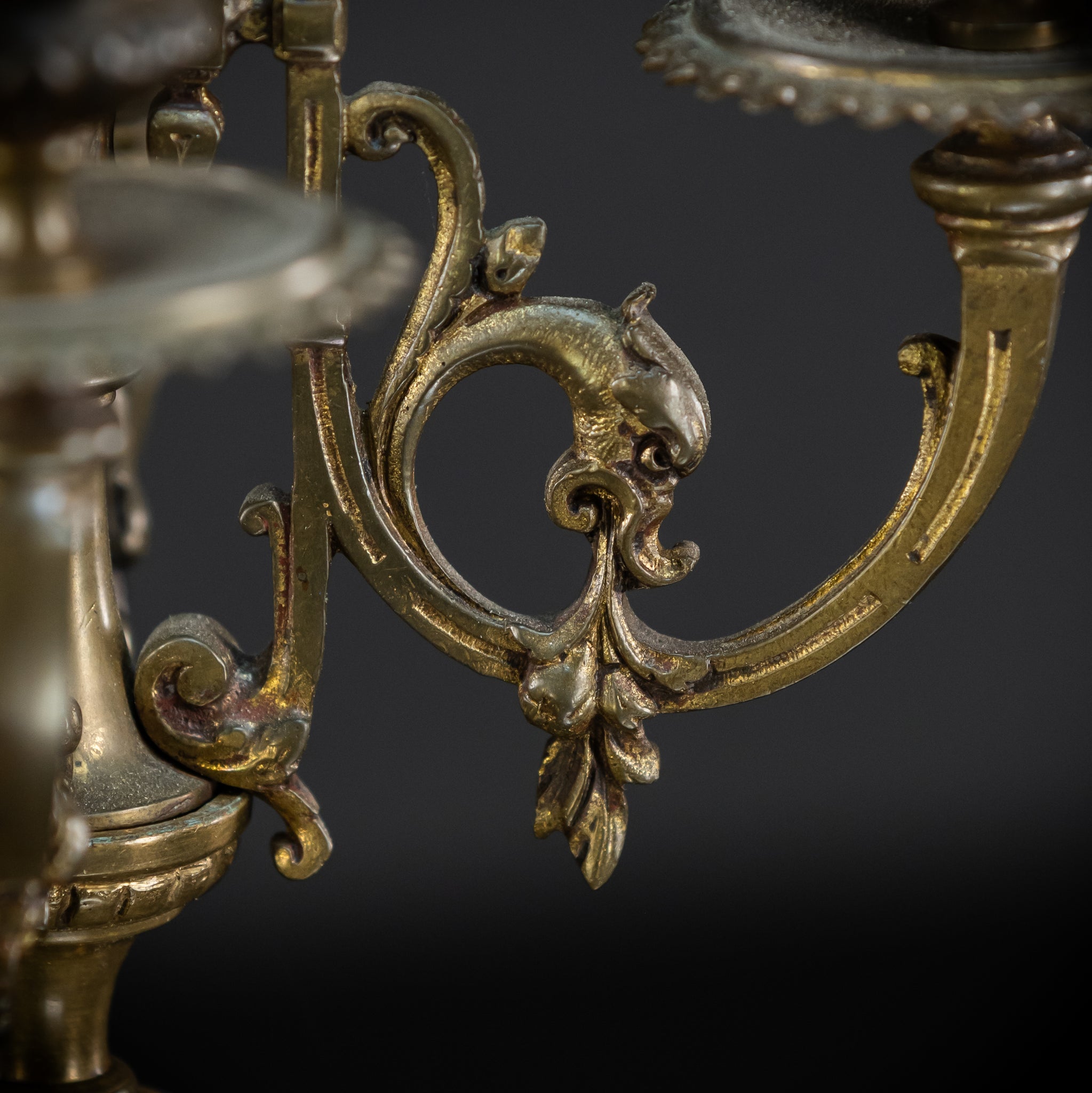 Candelabra Pair | Two French 1800s | Neo-Reneissance 17.9"