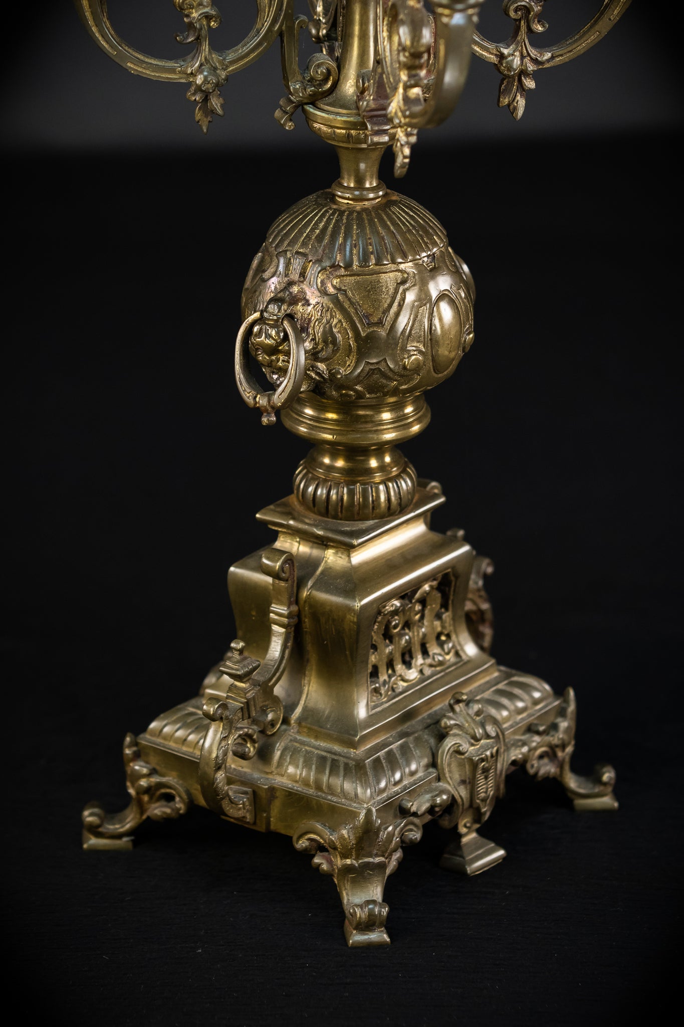 Candelabra Pair | Two French 1800s | Neo-Reneissance 17.9"
