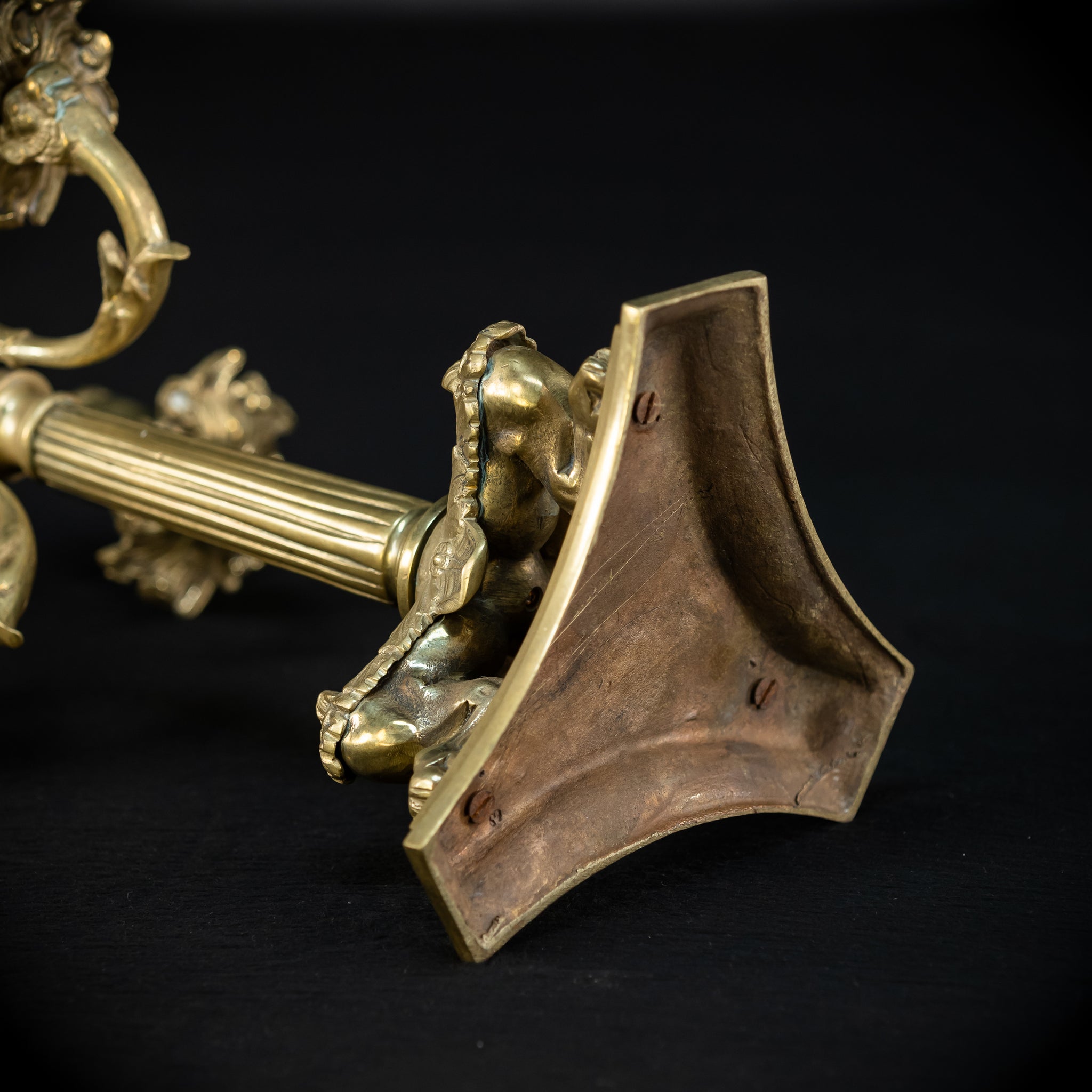 Candelabra Pair | Bronze 1800s | 13.4"