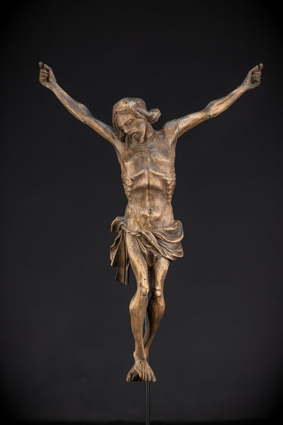 Corpus Christi Wood Carving Statue | 1800s Antique