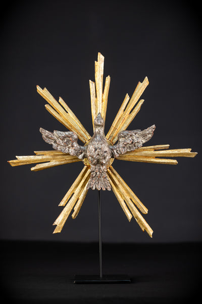 God The Holy Spirit Statue | 1700s Antique | 13.6" / 34.5 cm