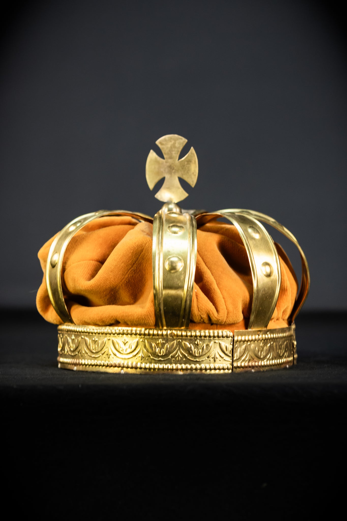 Head Crown Brass  | Antique 1900s | 8.3”