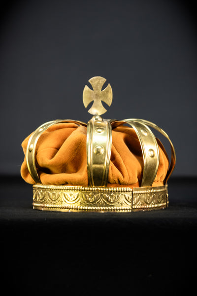 Head Crown Brass  | Antique 1900s | 8.3”