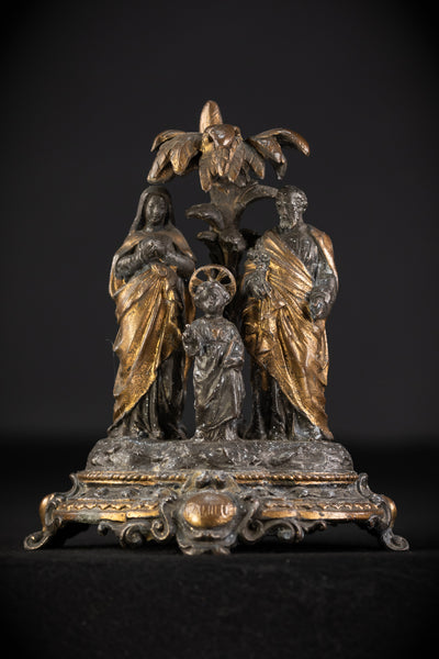 Holy Family Metal Antique Statue