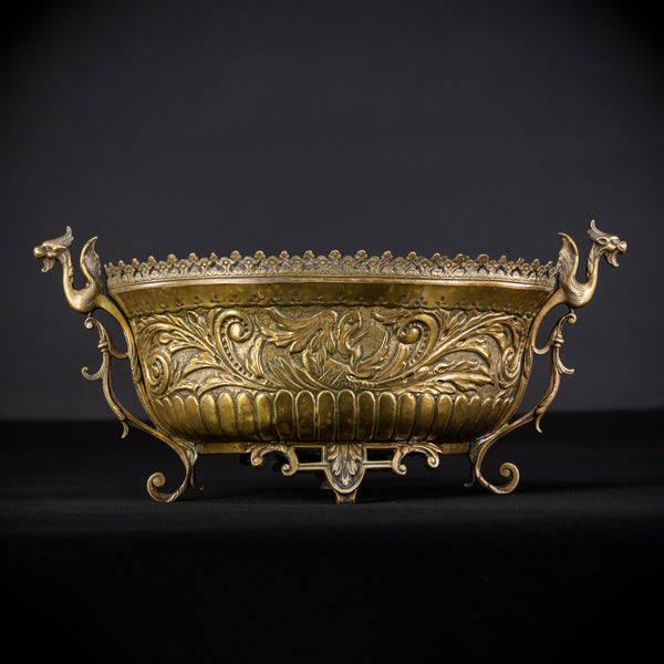 Jardiniere Brass | French 1700s Antique