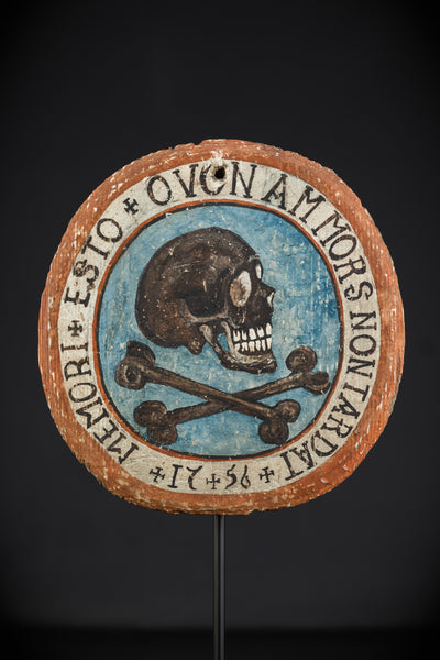 Memento Mori | 1756s Death Wooden Plaque | 10”