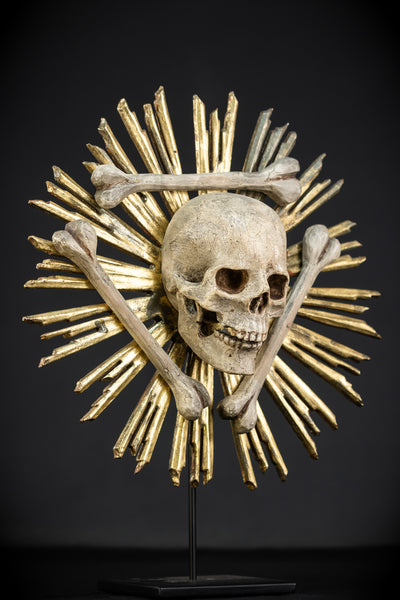 Memento Mori | Italy 1700s Wood | 13.4”/ 34 cm