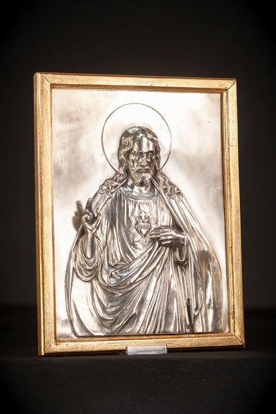 Jesus Relief Silver Plated Brass | 14.2"