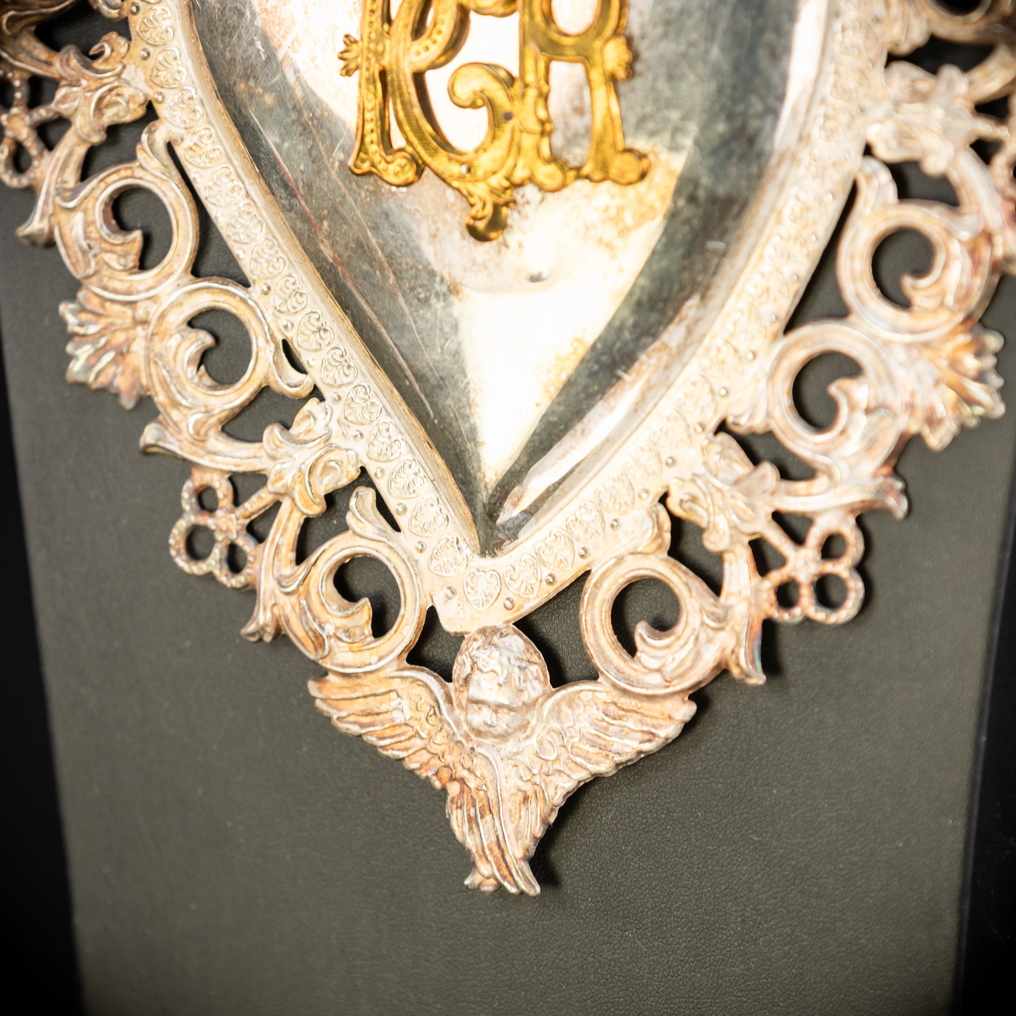 9.3" Solid Silver Votive Heart | 1800s  For Grace Received