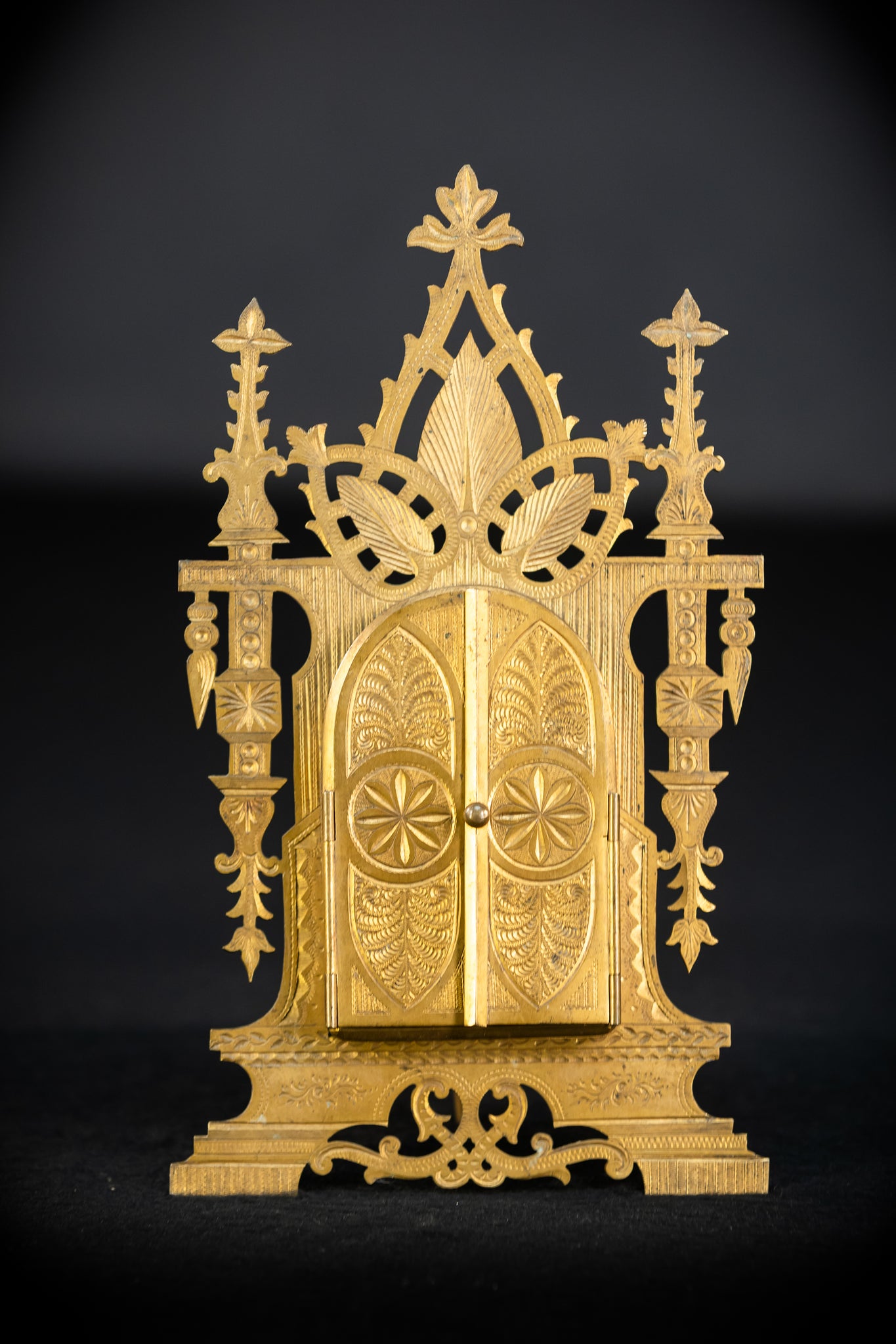 Ecce Homo Porcelain Painting in Brass Frame Icon | 9.4" / 24 cm