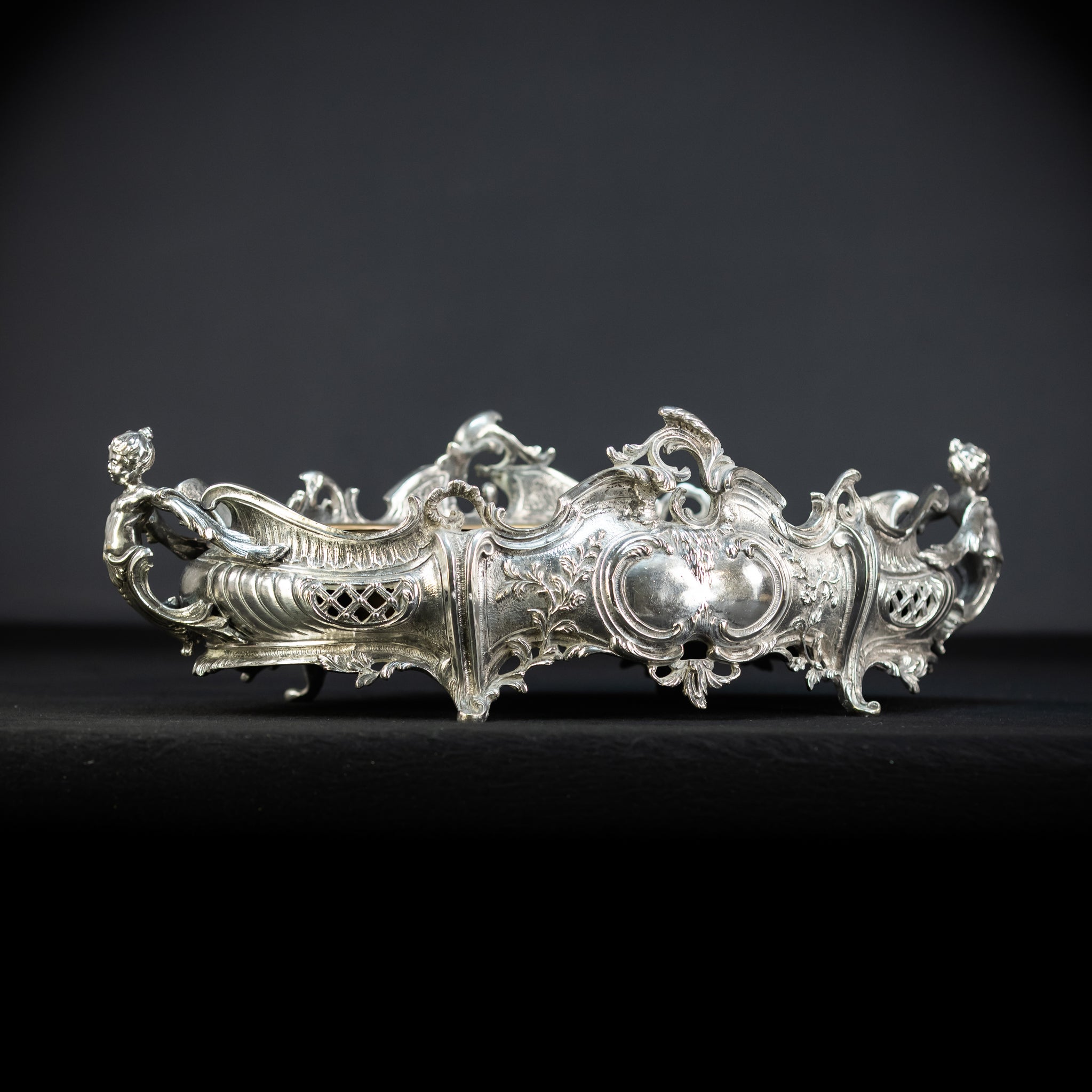 Jardiniere Silver Plated Antique 1700s | 18.5”