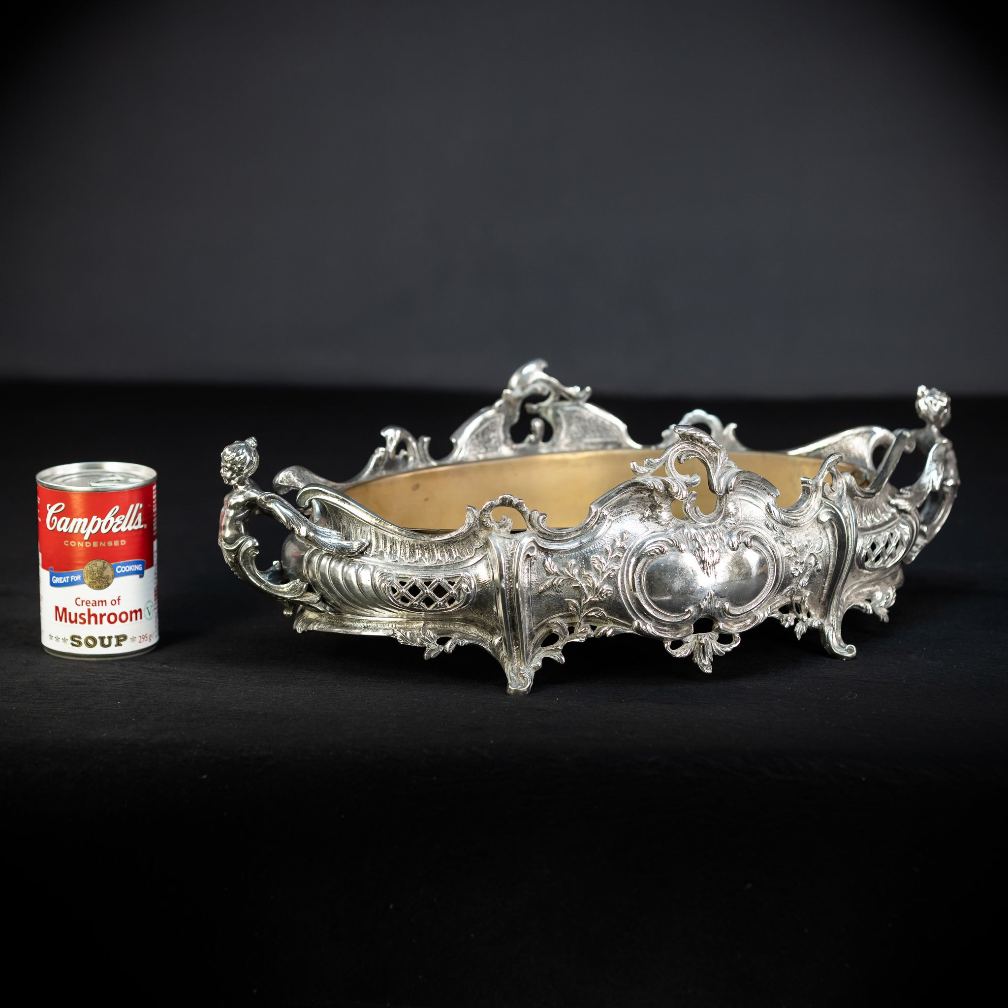 Jardiniere Silver Plated Antique 1700s | 18.5”