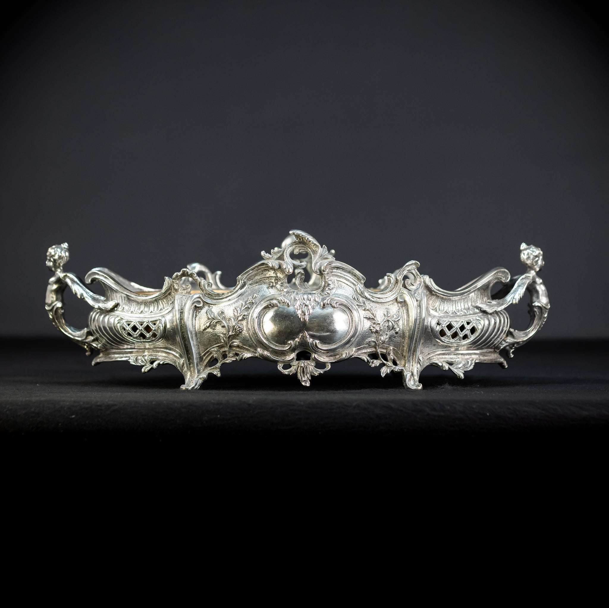 Jardiniere Silver Plated Antique 1700s | 18.5”