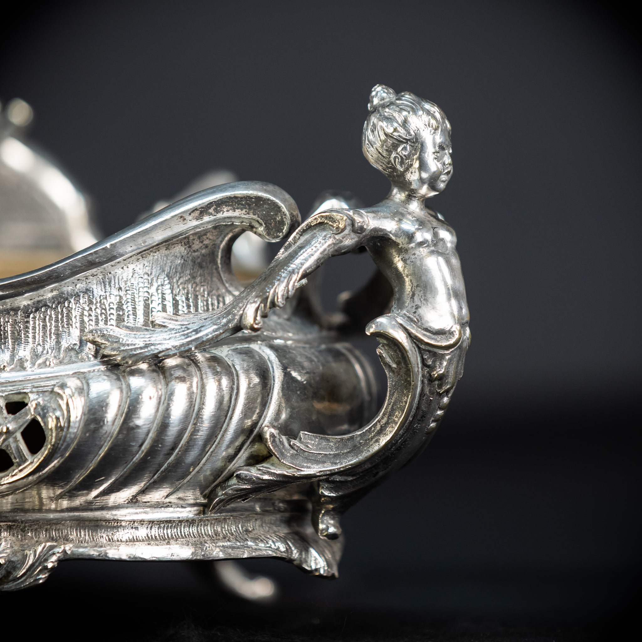 Jardiniere Silver Plated Antique 1700s | 18.5”