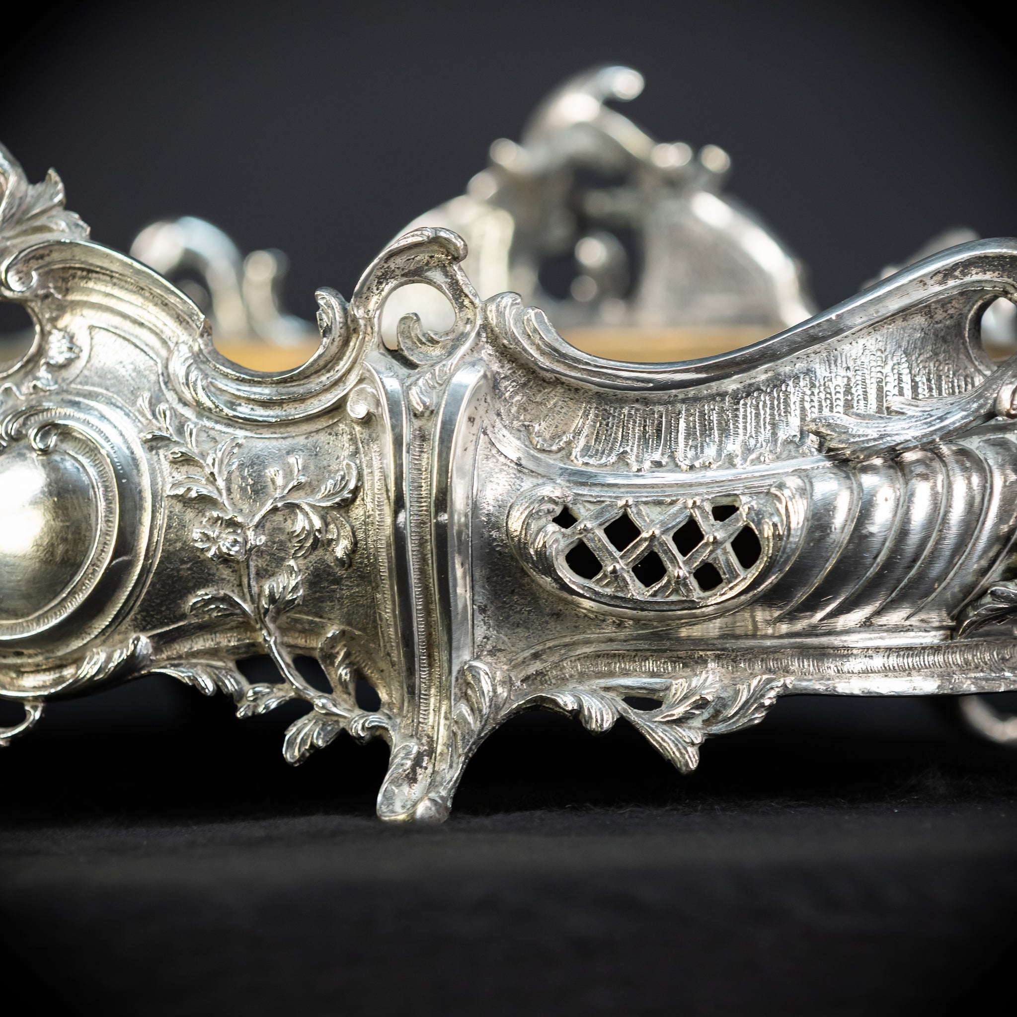 Jardiniere Silver Plated Antique 1700s | 18.5”