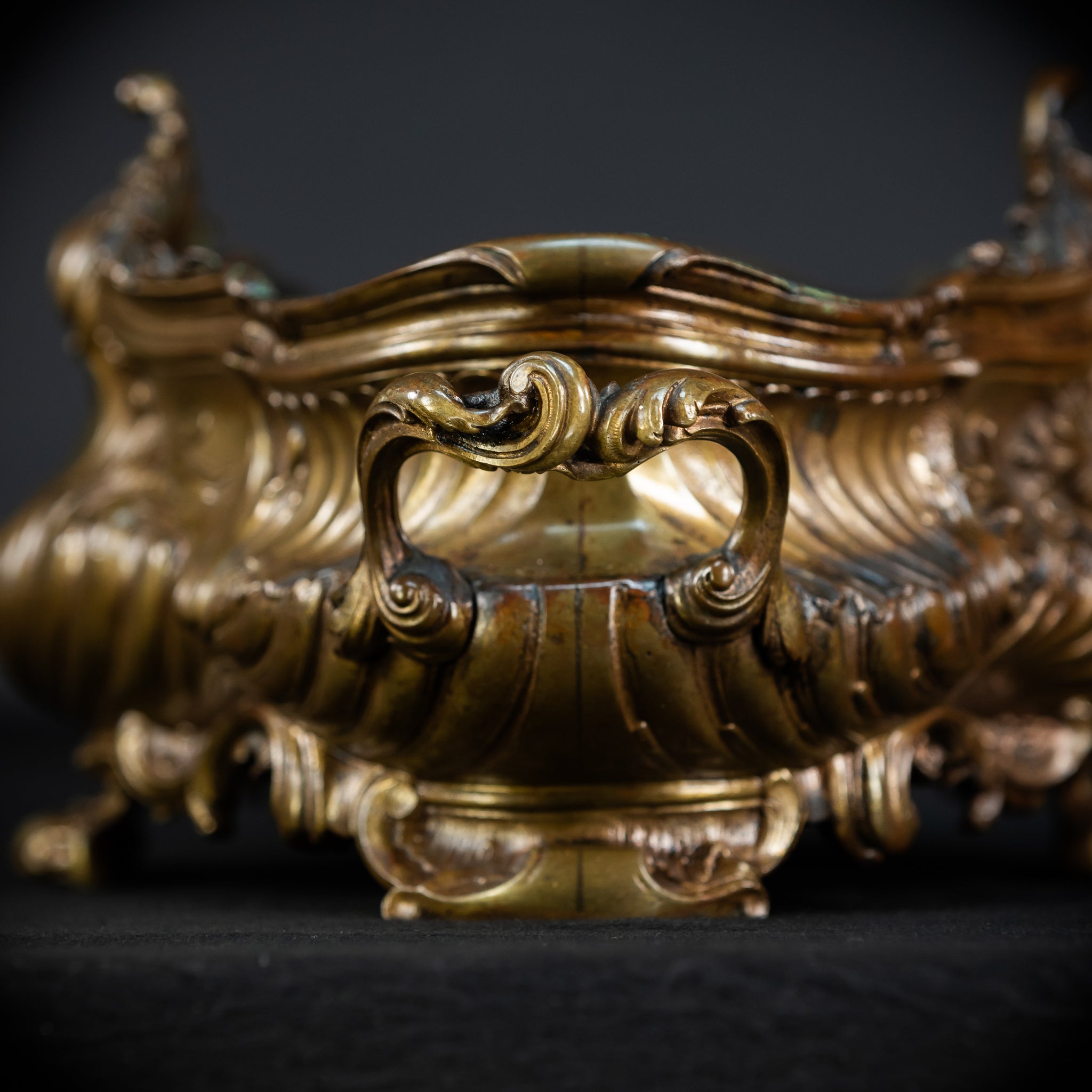 Jardiniere Bronze Antique | French 1800s | 17.7”