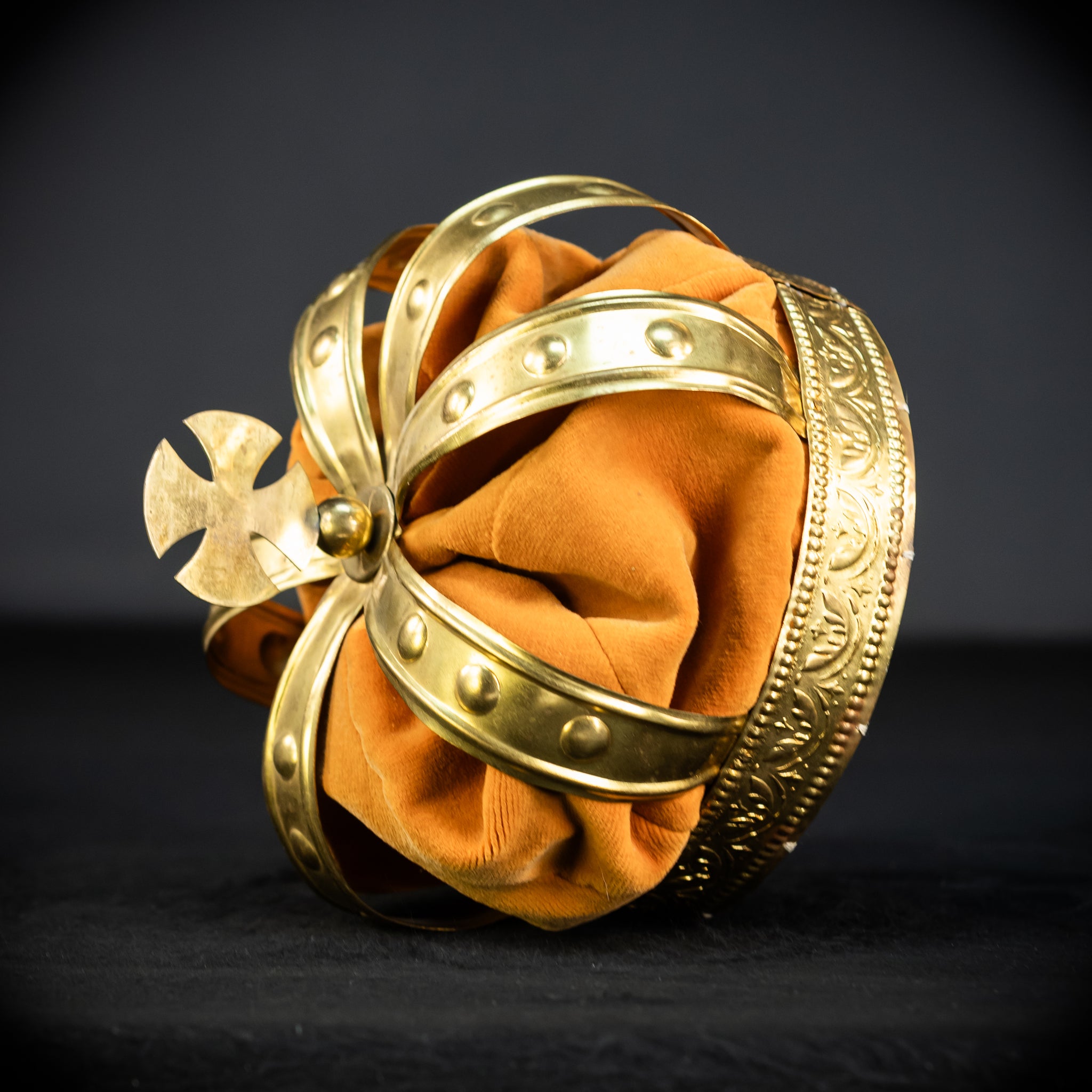 Head Crown Brass  | Antique 1900s | 8.3”