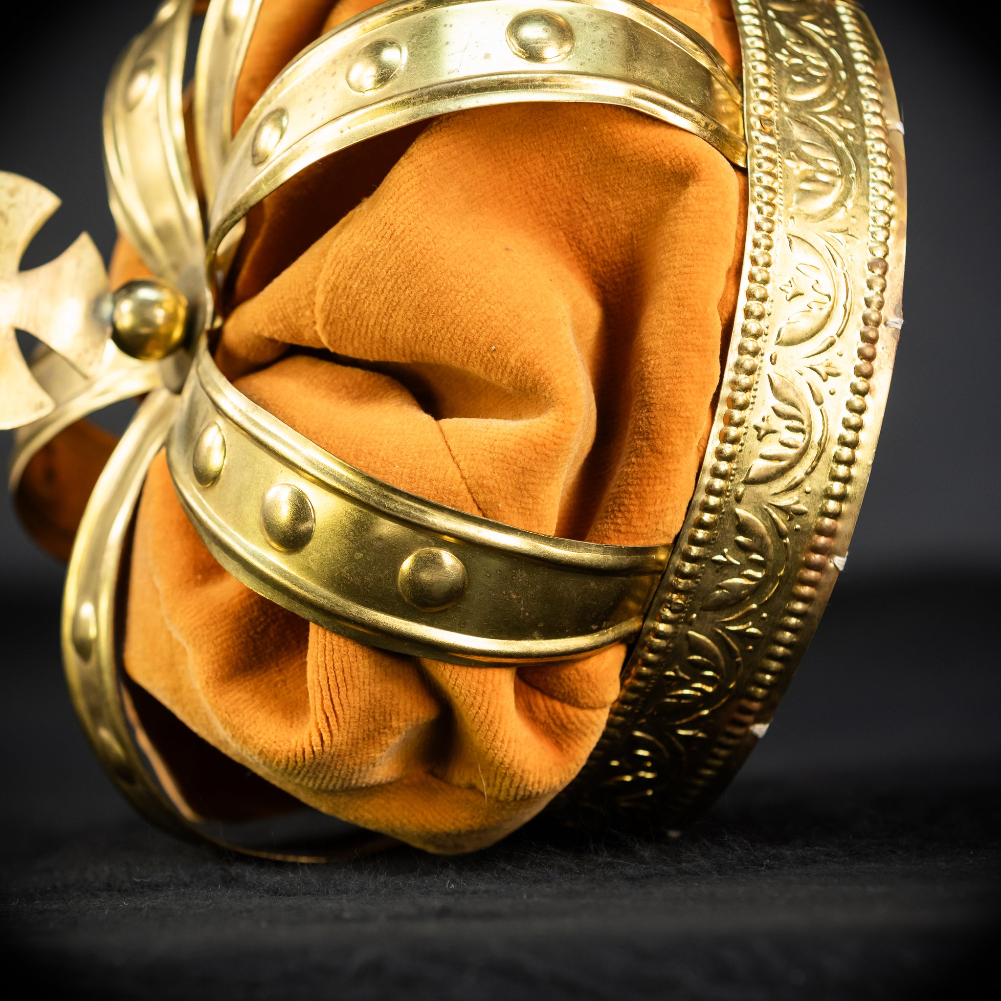 Head Crown Brass  | Antique 1900s | 8.3”