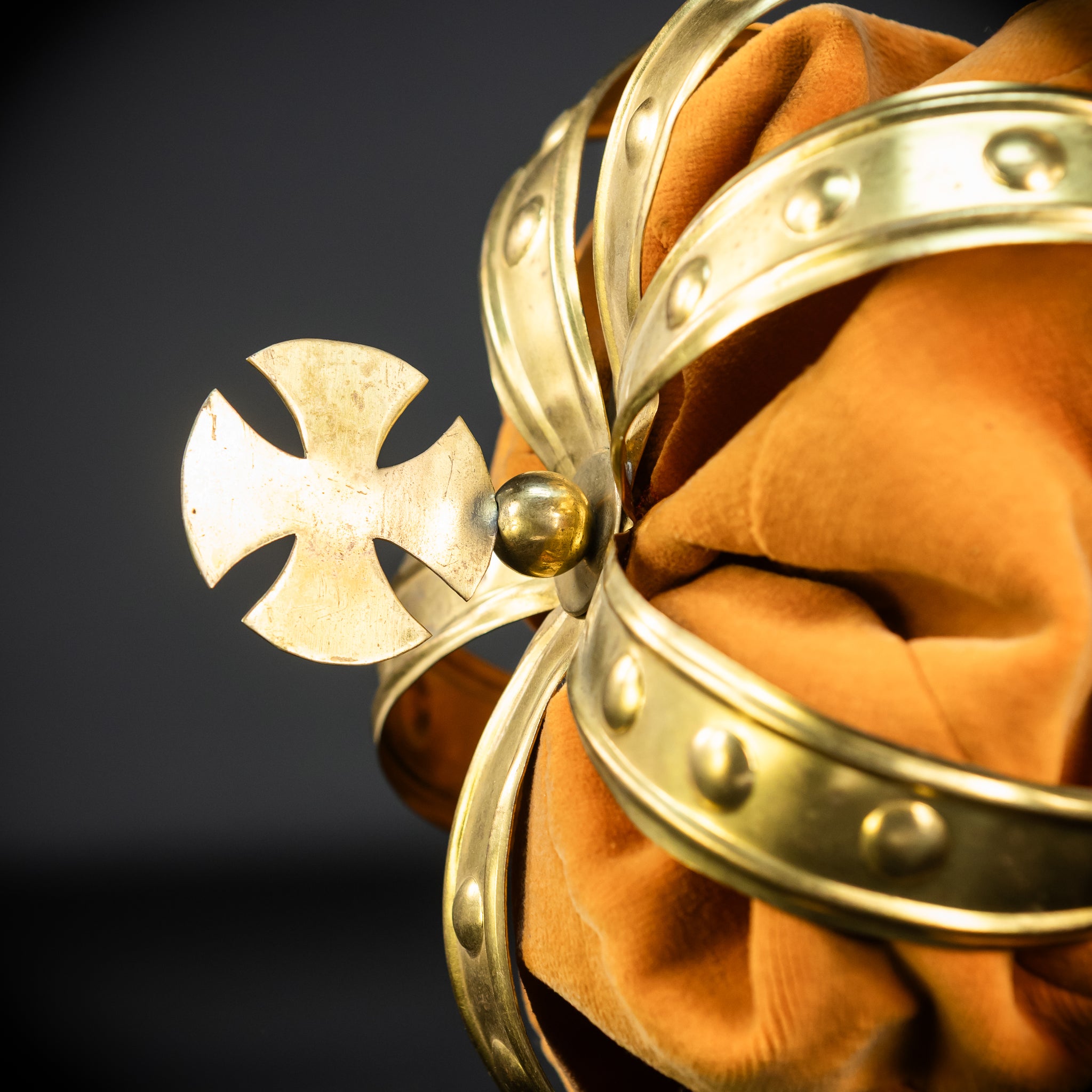 Head Crown Brass  | Antique 1900s | 8.3”