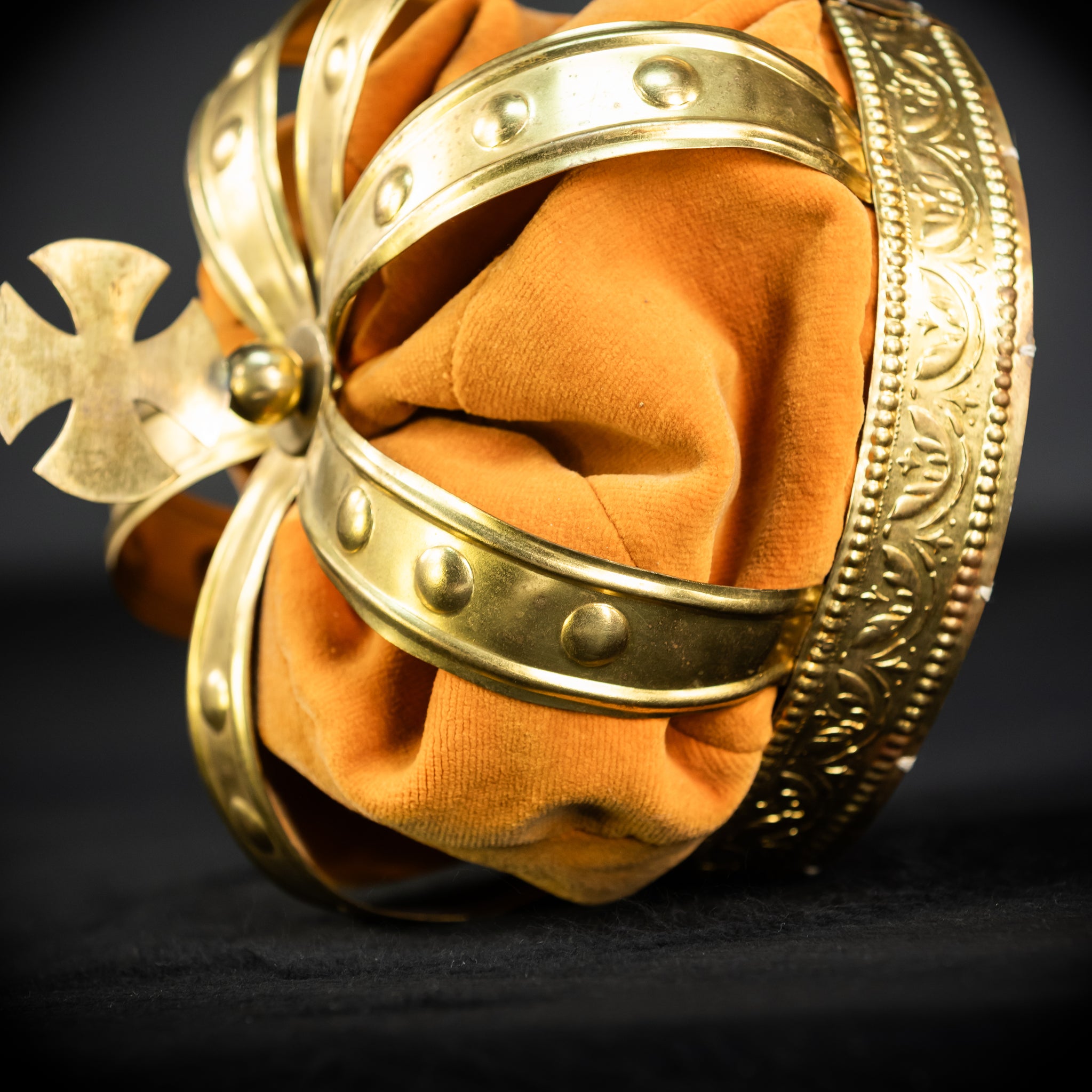 Head Crown Brass  | Antique 1900s | 8.3”