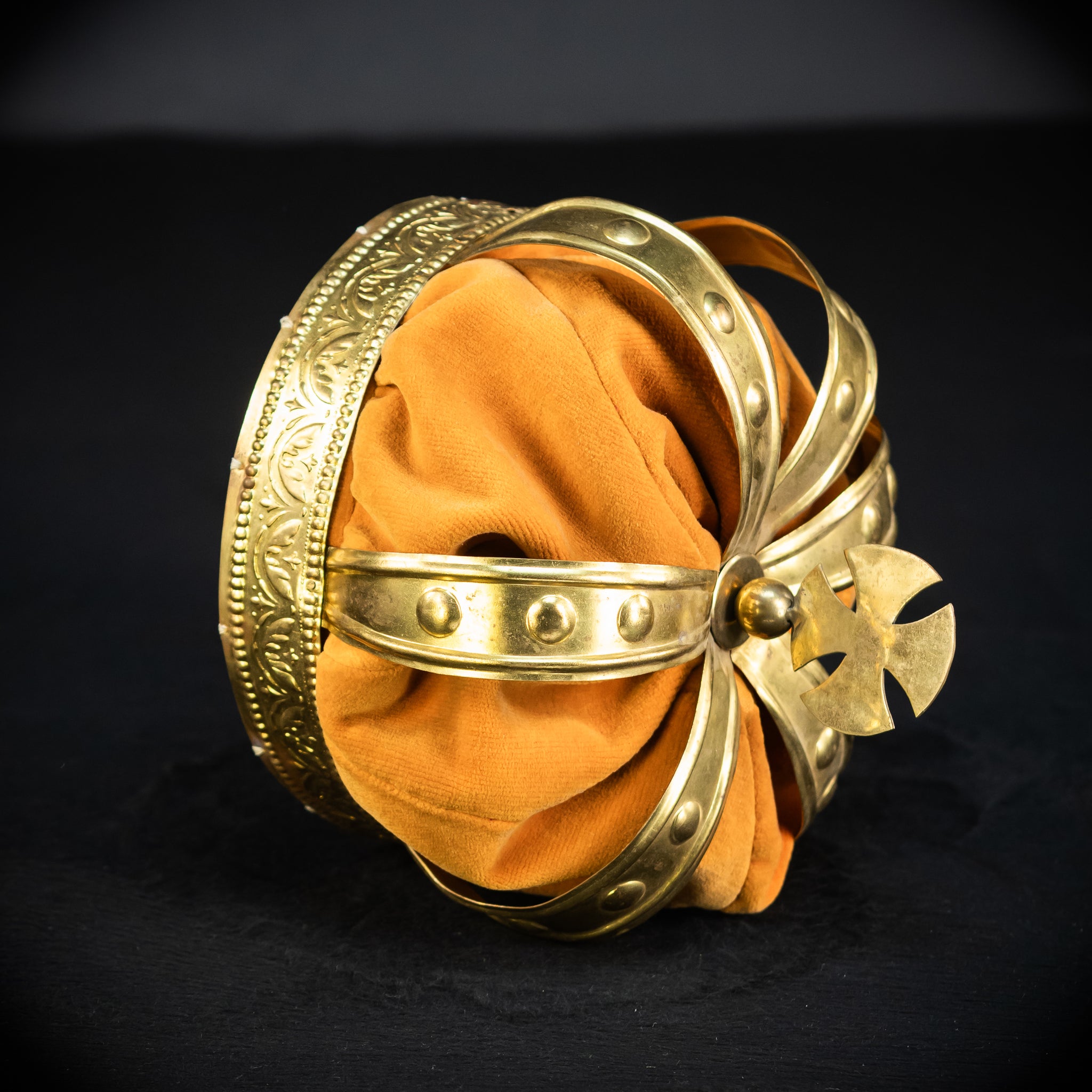 Head Crown Brass  | Antique 1900s | 8.3”