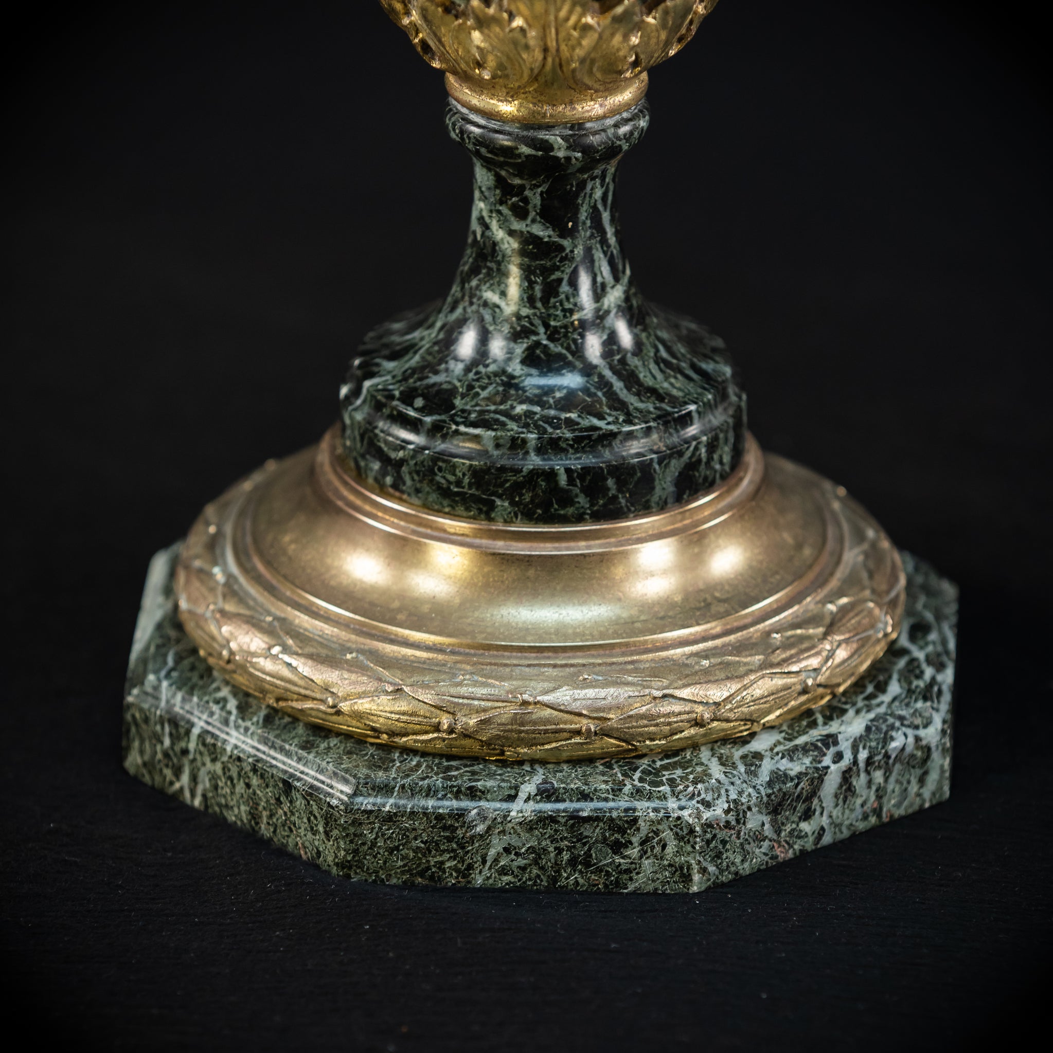 Pair of Urns | 2 French 1800s Marble  | 15.8"