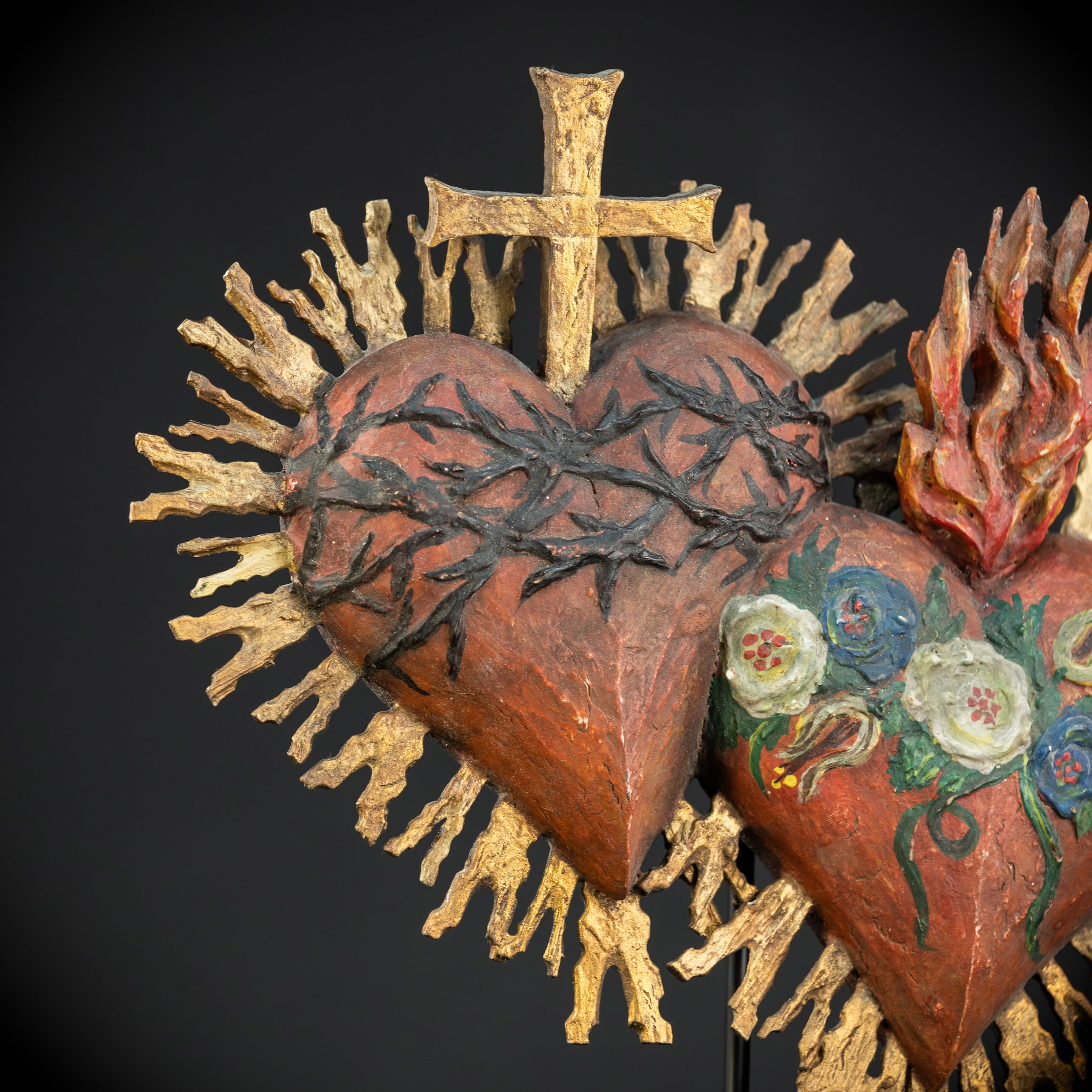 Sacred Heart of Jesus and Immaculate Heart 16.3"/ 41.5 cm