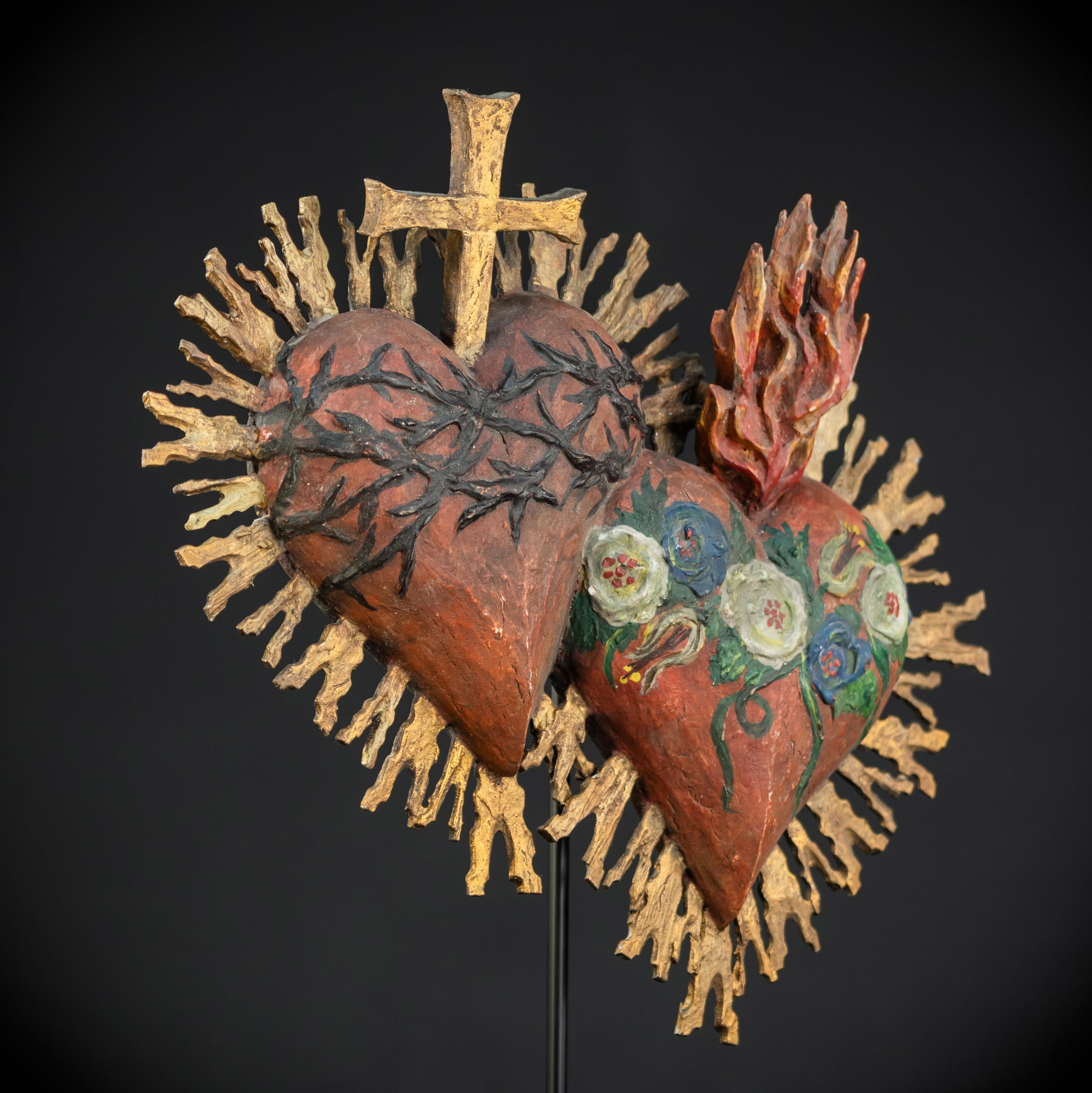 Sacred Heart of Jesus and Immaculate Heart 16.3"/ 41.5 cm