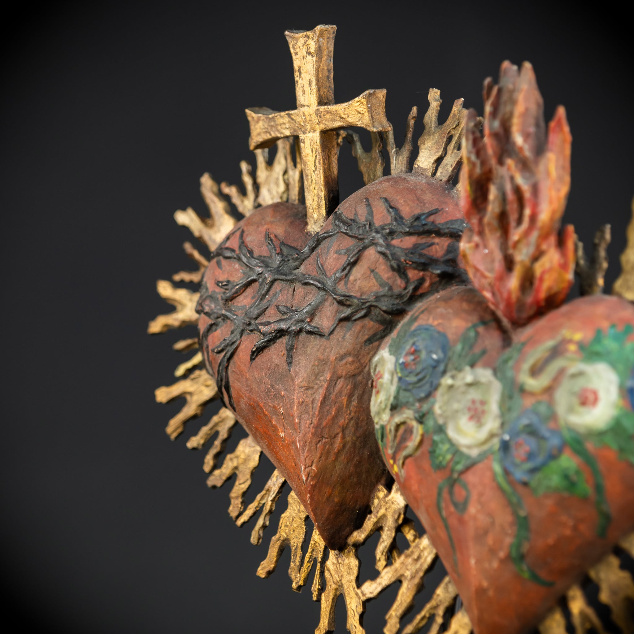 Sacred Heart of Jesus and Immaculate Heart 16.3"/ 41.5 cm