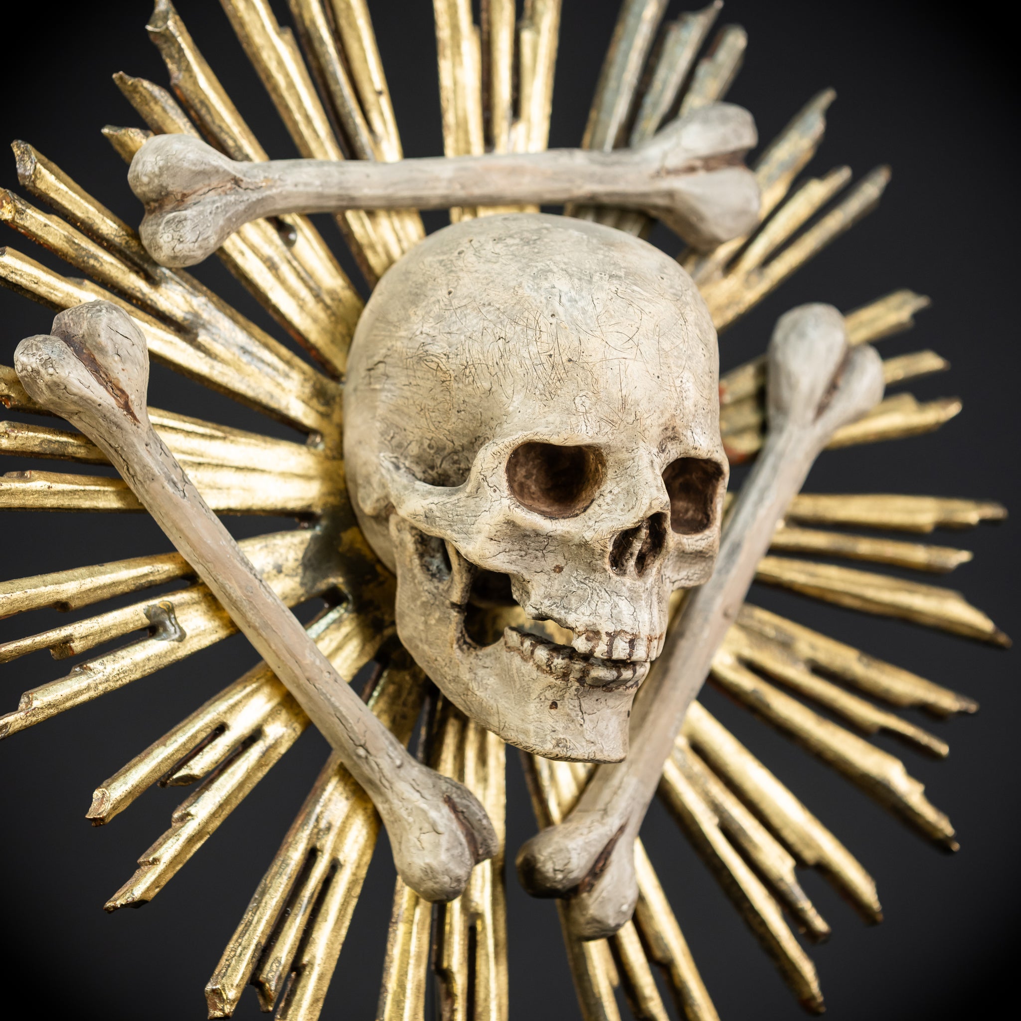 Memento Mori | Italy 1700s Wood | 13.4”/ 34 cm