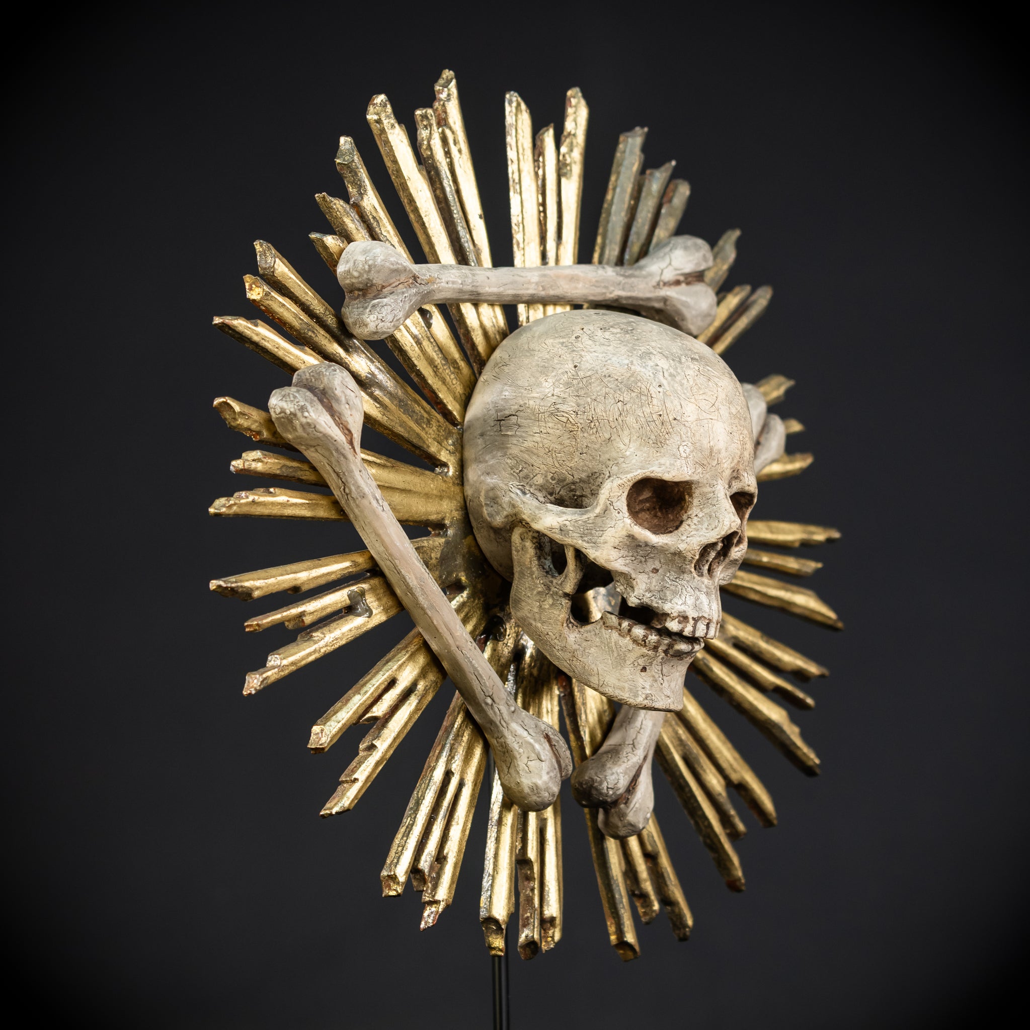 Memento Mori | Italy 1700s Wood | 13.4”/ 34 cm