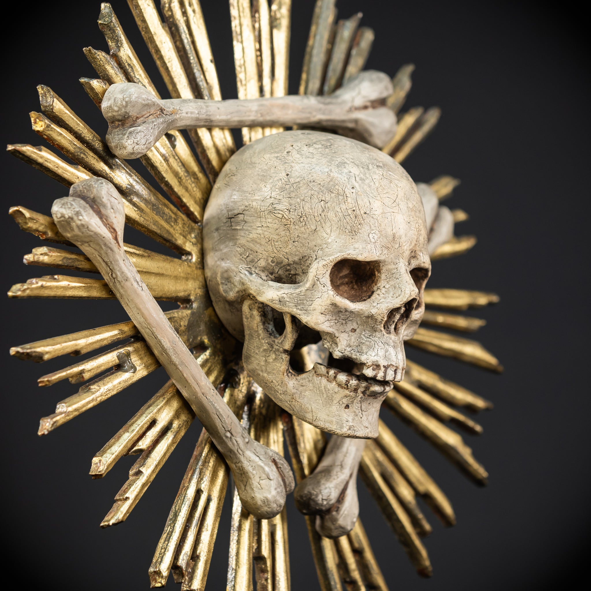 Memento Mori | Italy 1700s Wood | 13.4”/ 34 cm