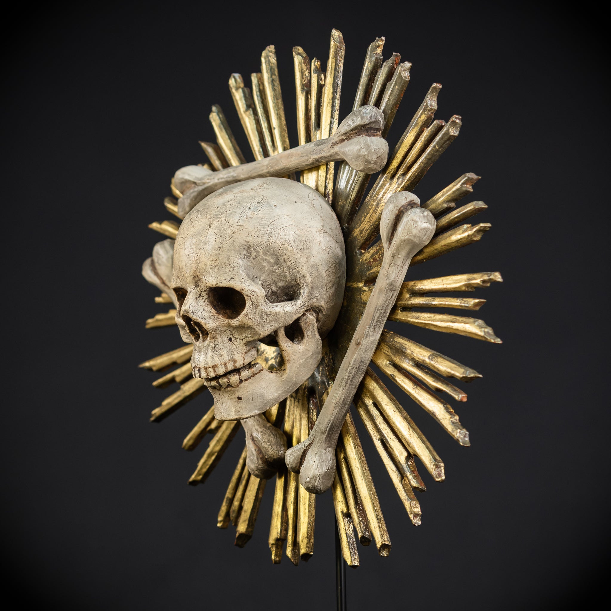 Memento Mori | Italy 1700s Wood | 13.4”/ 34 cm