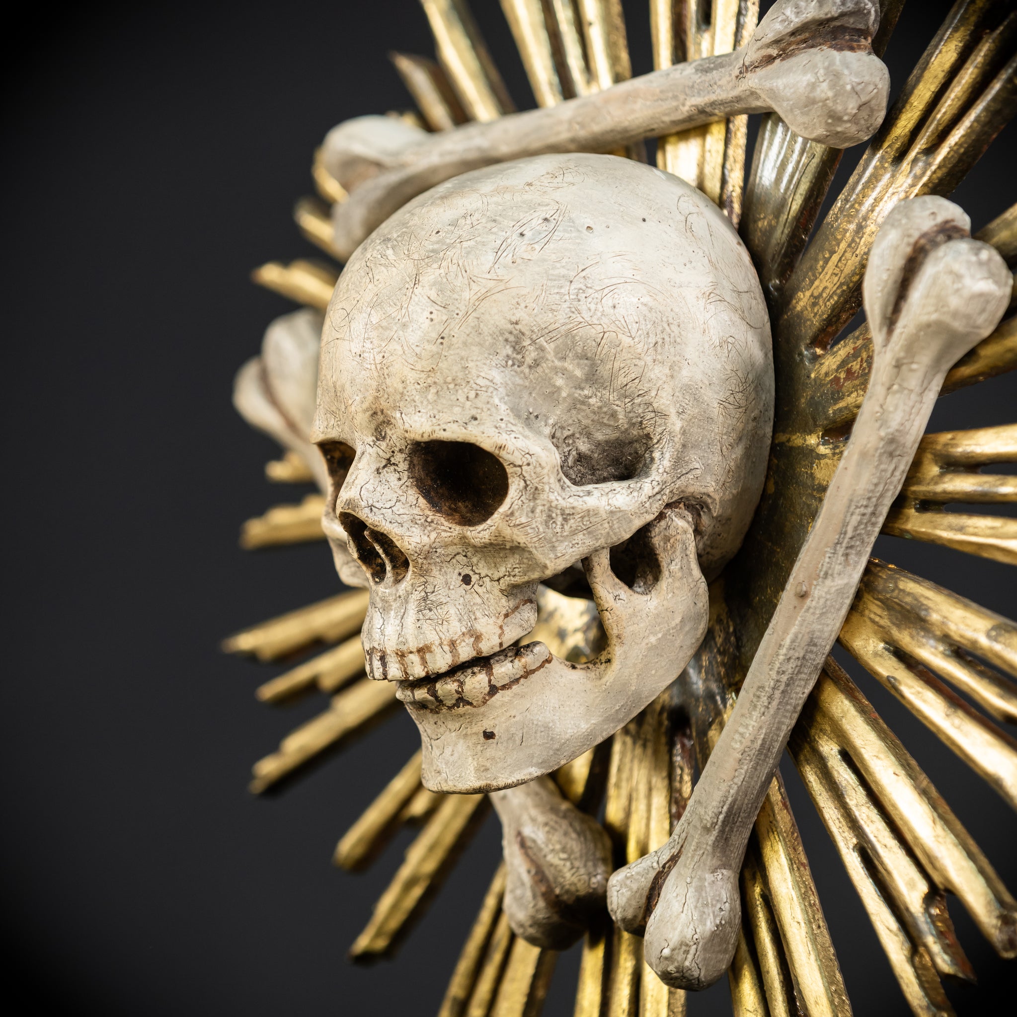 Memento Mori | Italy 1700s Wood | 13.4”/ 34 cm