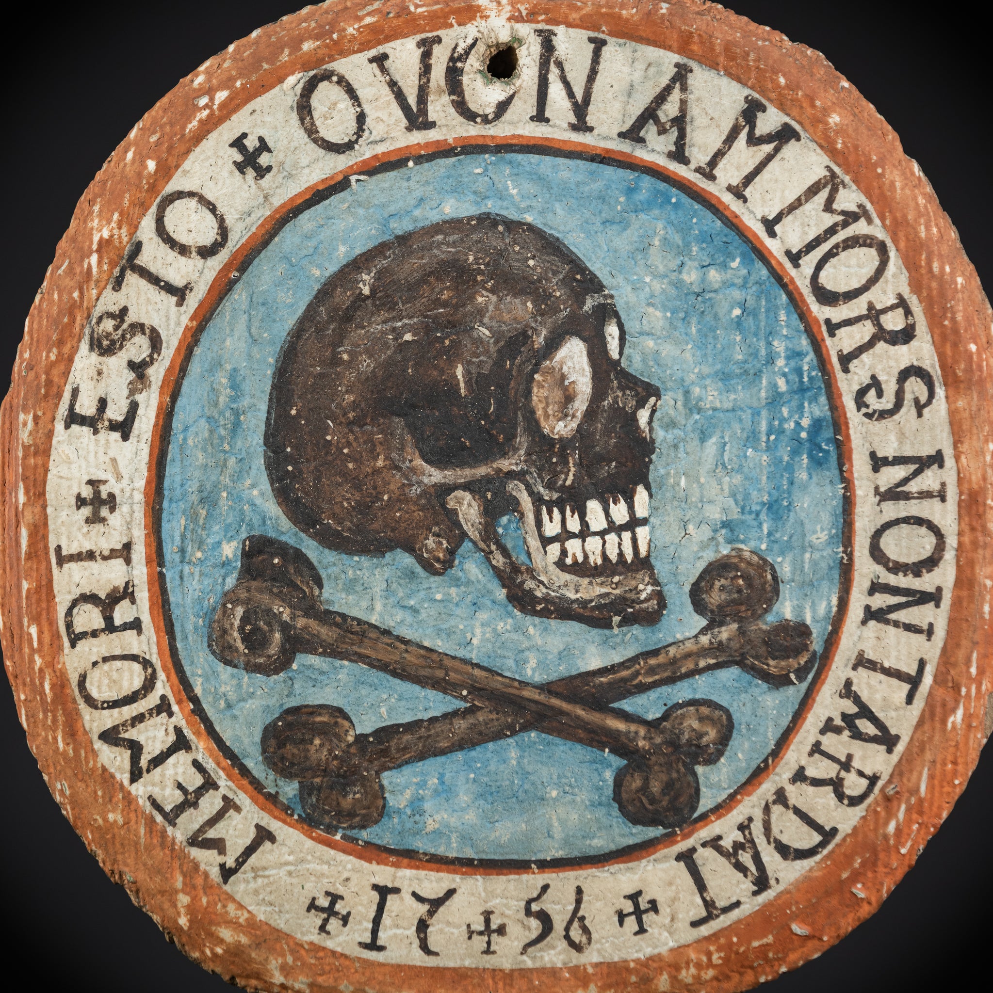 Memento Mori | 1756s Death Wooden Plaque | 10”