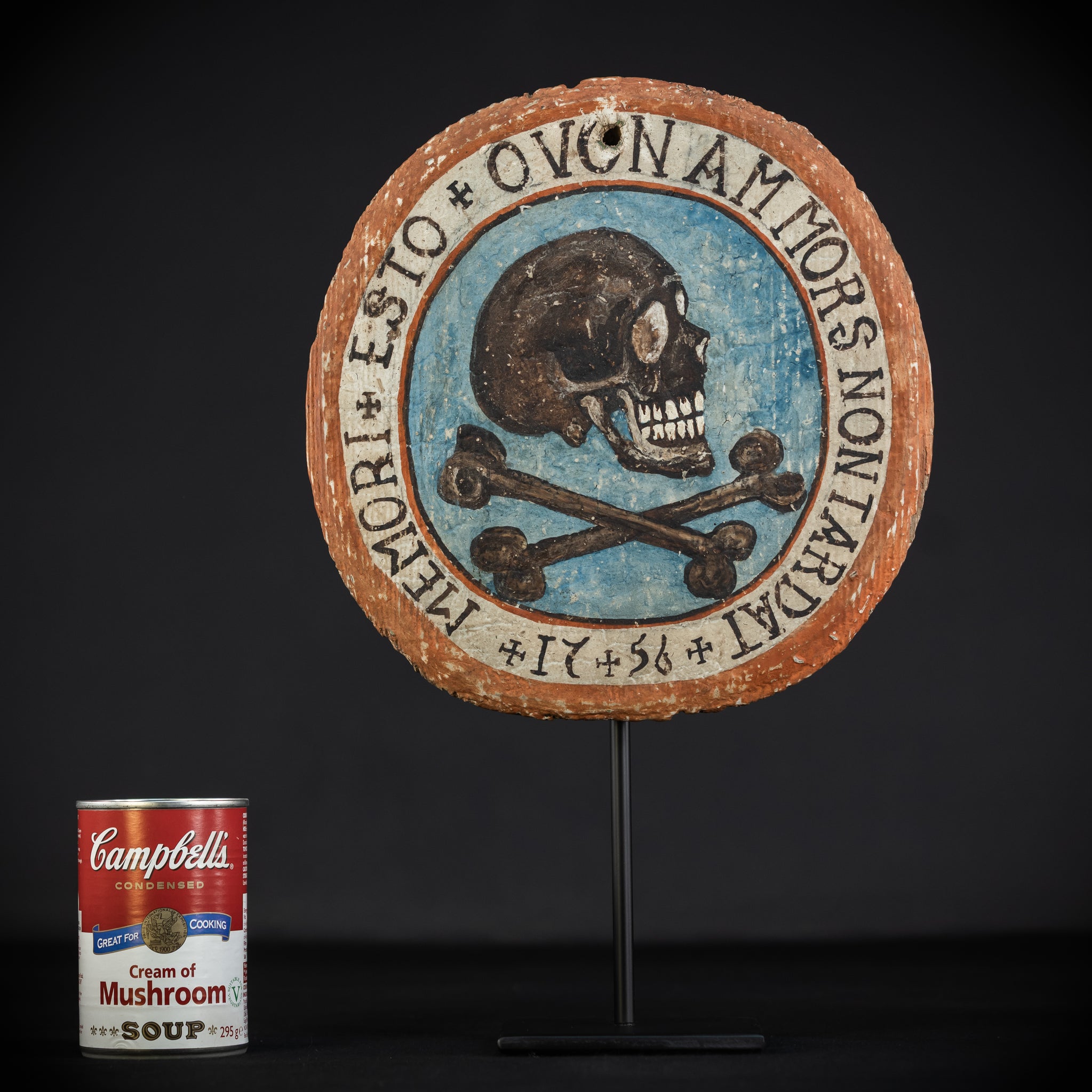 Memento Mori | 1756s Death Wooden Plaque | 10”
