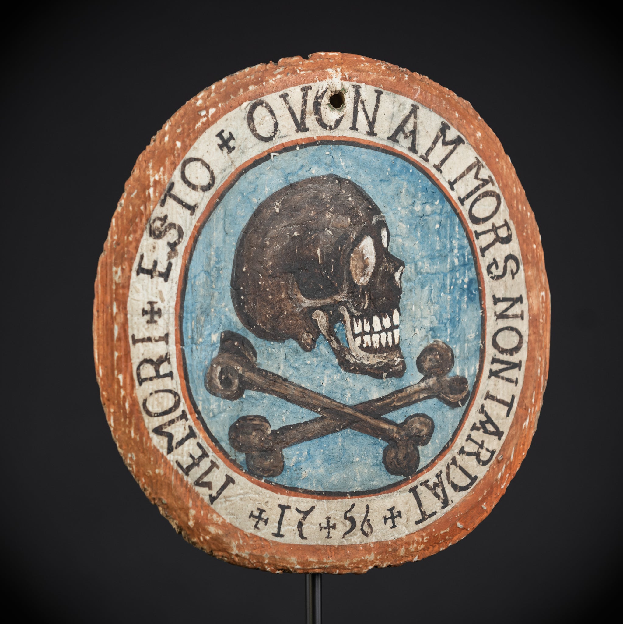 Memento Mori | 1756s Death Wooden Plaque | 10”