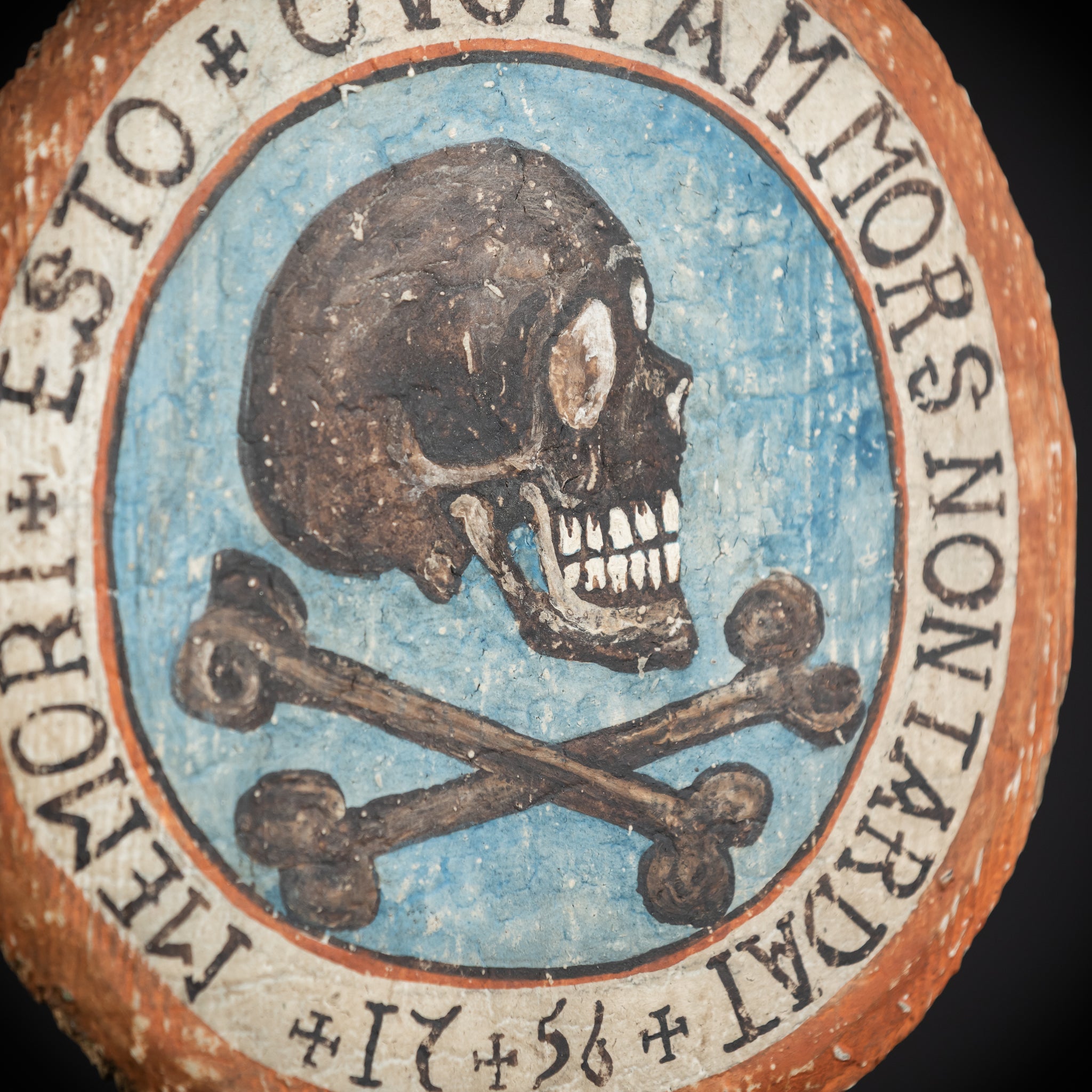 Memento Mori | 1756s Death Wooden Plaque | 10”