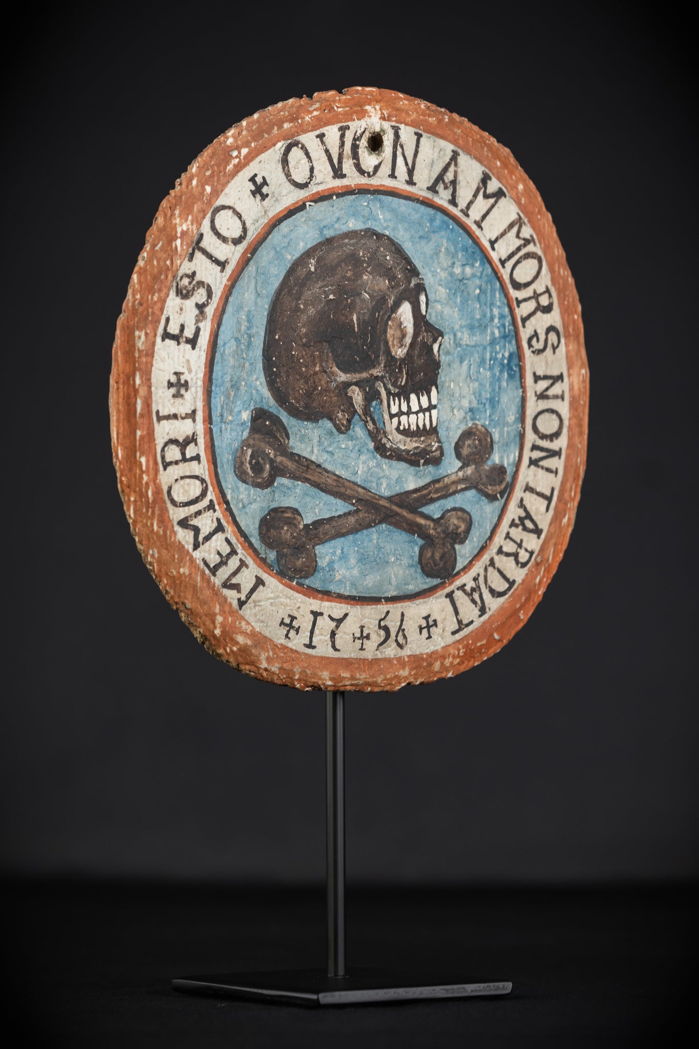 Memento Mori | 1756s Death Wooden Plaque | 10”