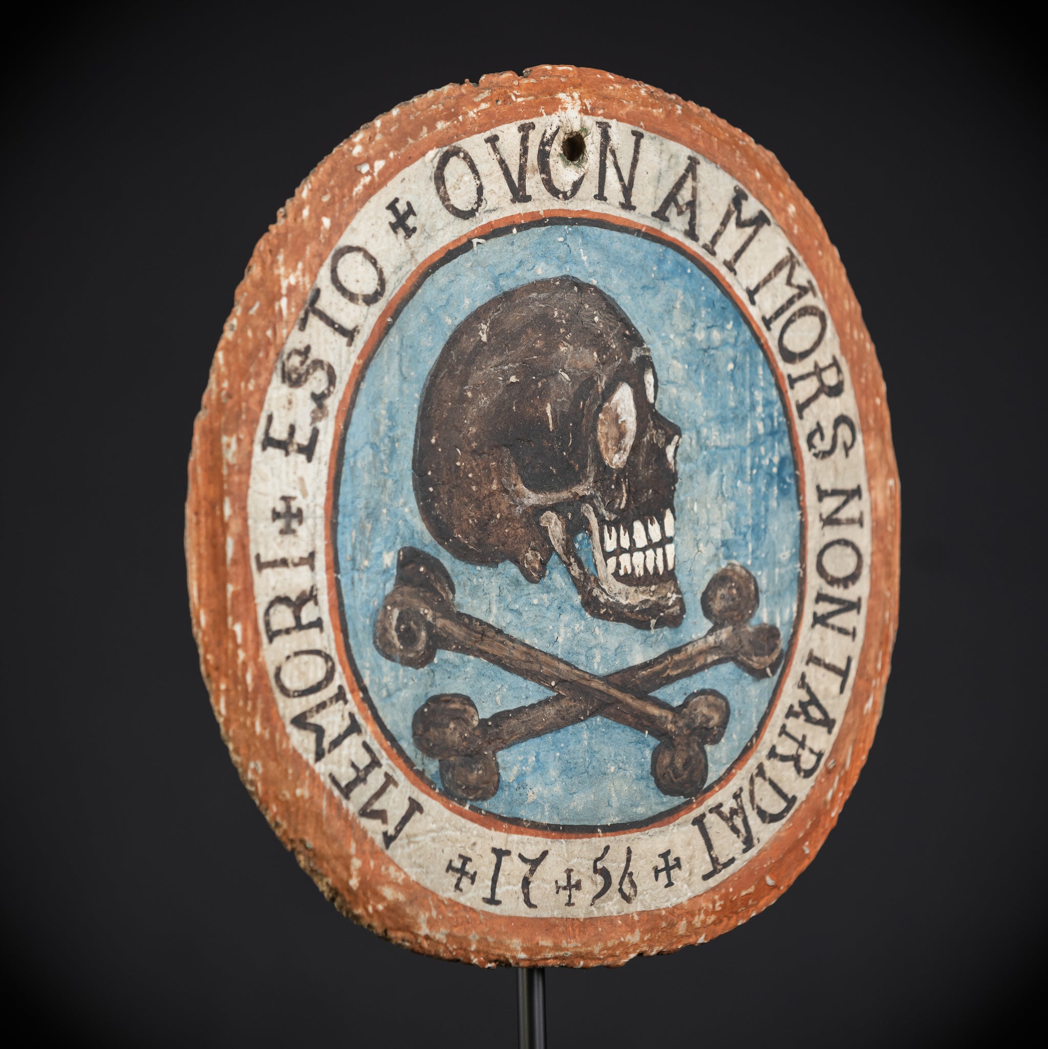 Memento Mori | 1756s Death Wooden Plaque | 10”
