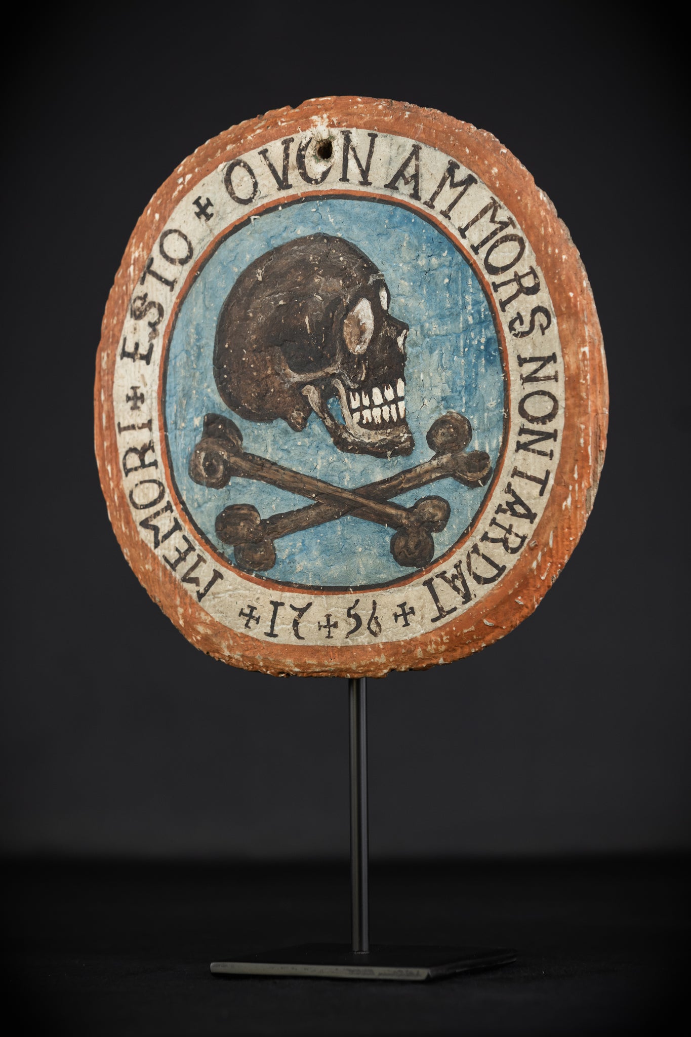Memento Mori | 1756s Death Wooden Plaque | 10”