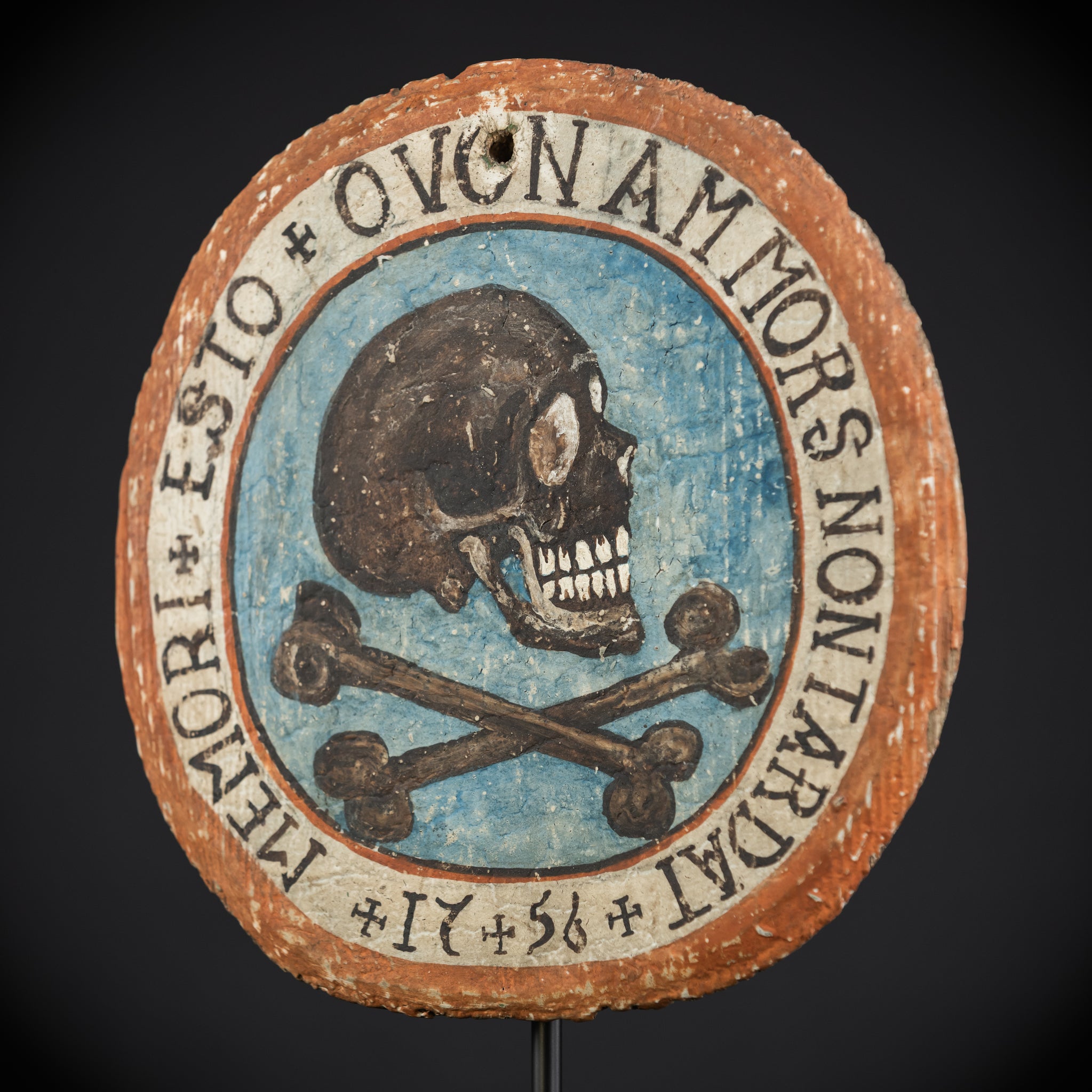 Memento Mori | 1756s Death Wooden Plaque | 10”