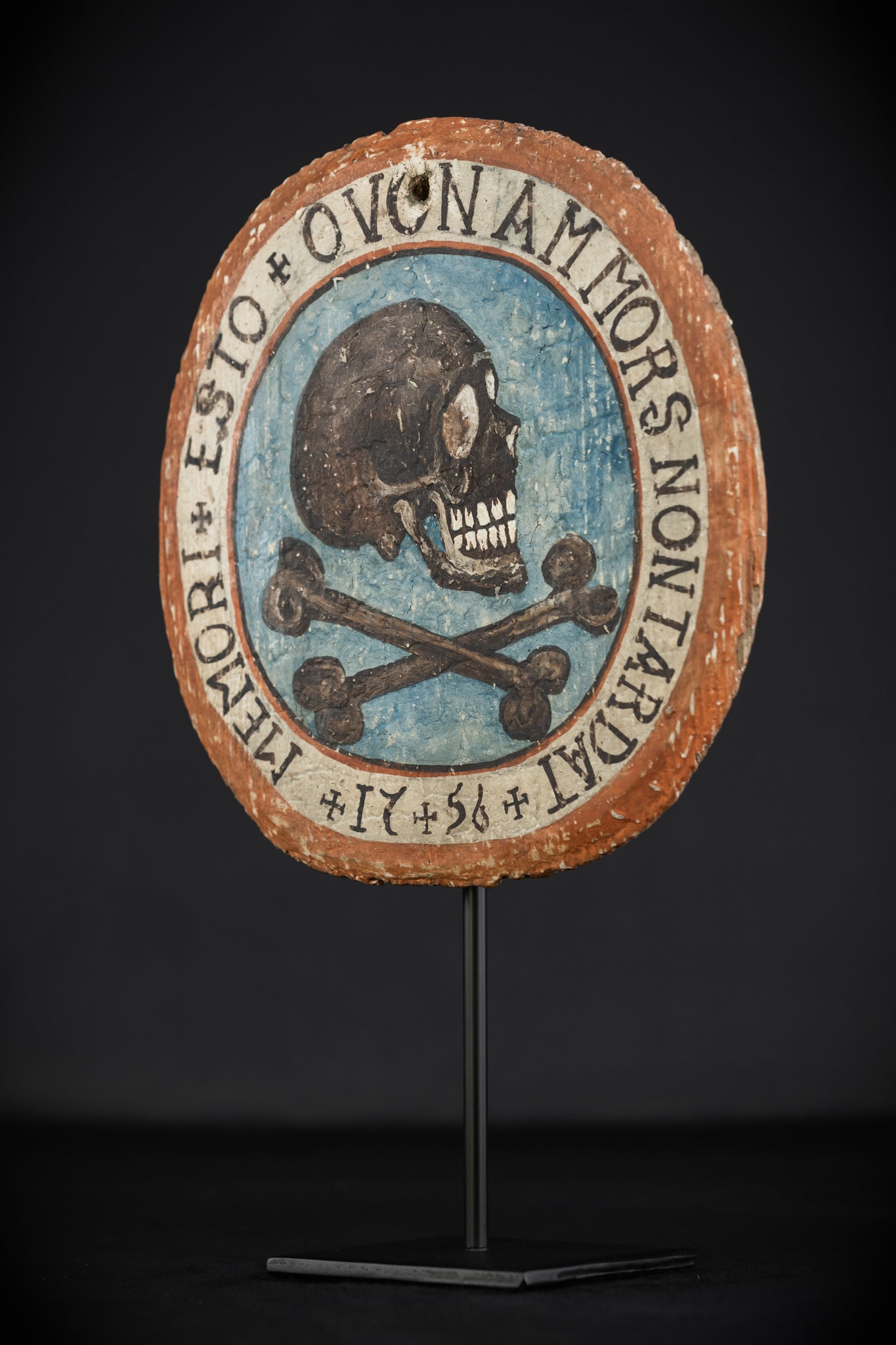 Memento Mori | 1756s Death Wooden Plaque | 10”
