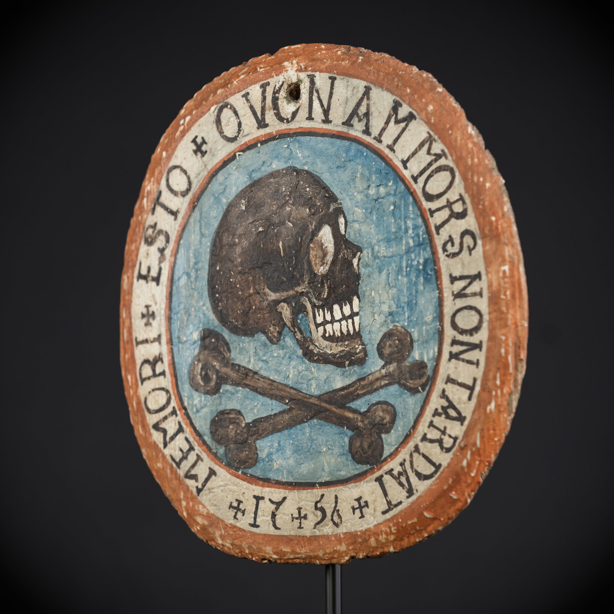 Memento Mori | 1756s Death Wooden Plaque | 10”