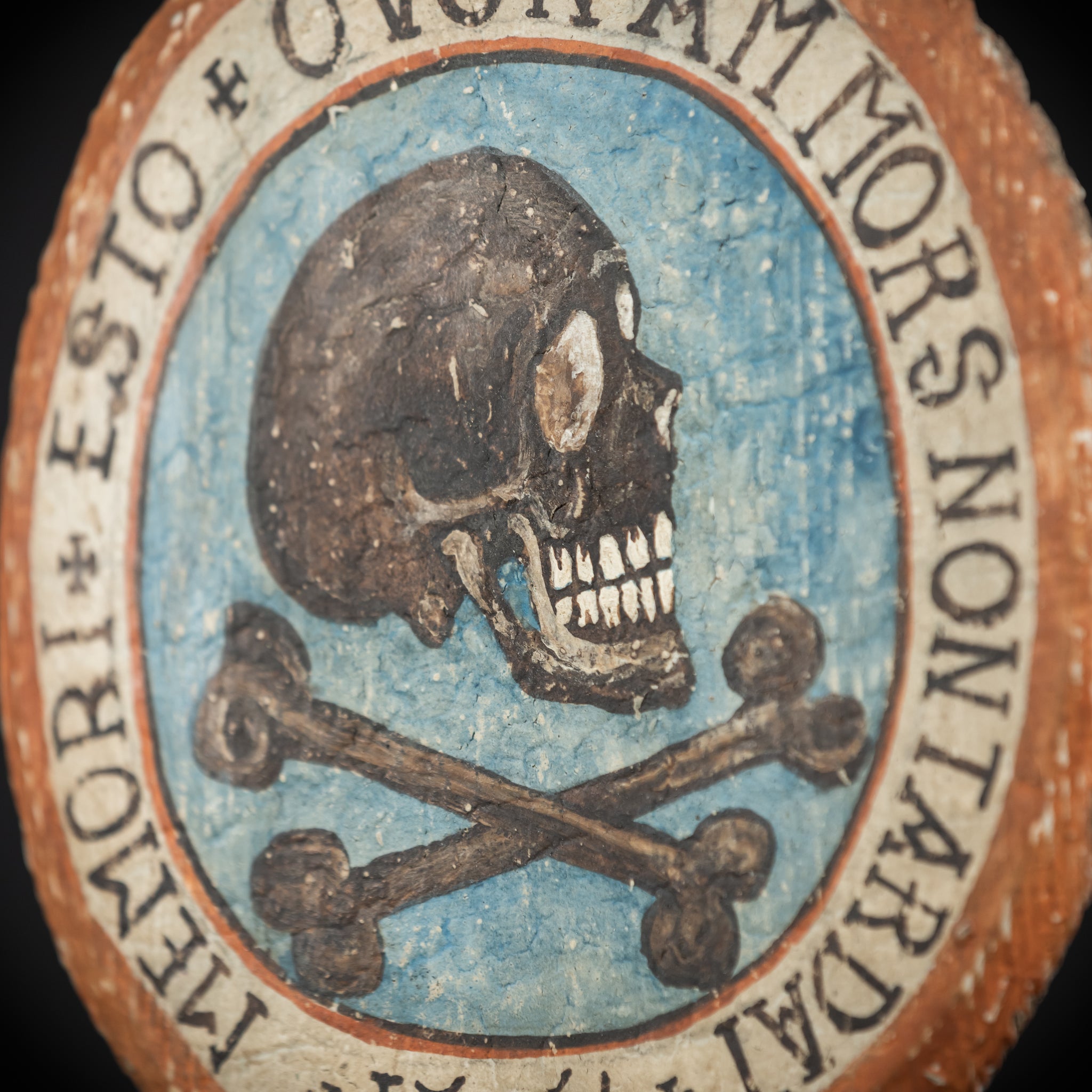 Memento Mori | 1756s Death Wooden Plaque | 10”