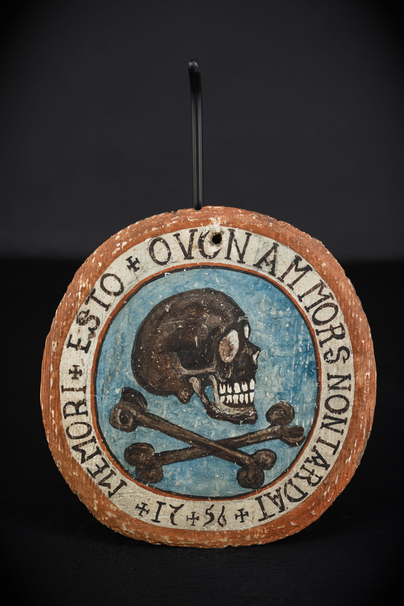 Memento Mori | 1756s Death Wooden Plaque | 10”