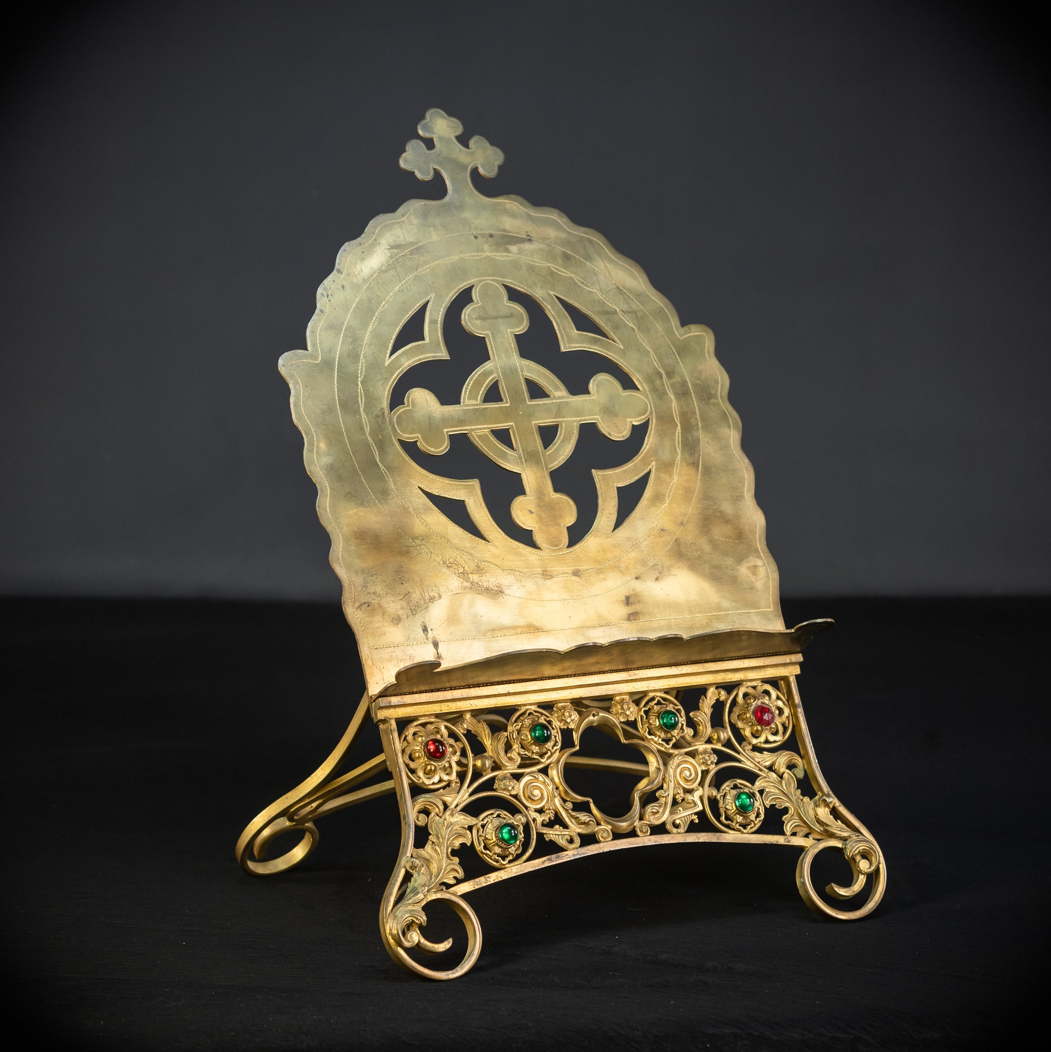 Missal Stand | Bible Holder Bronze Brass | 17.5"