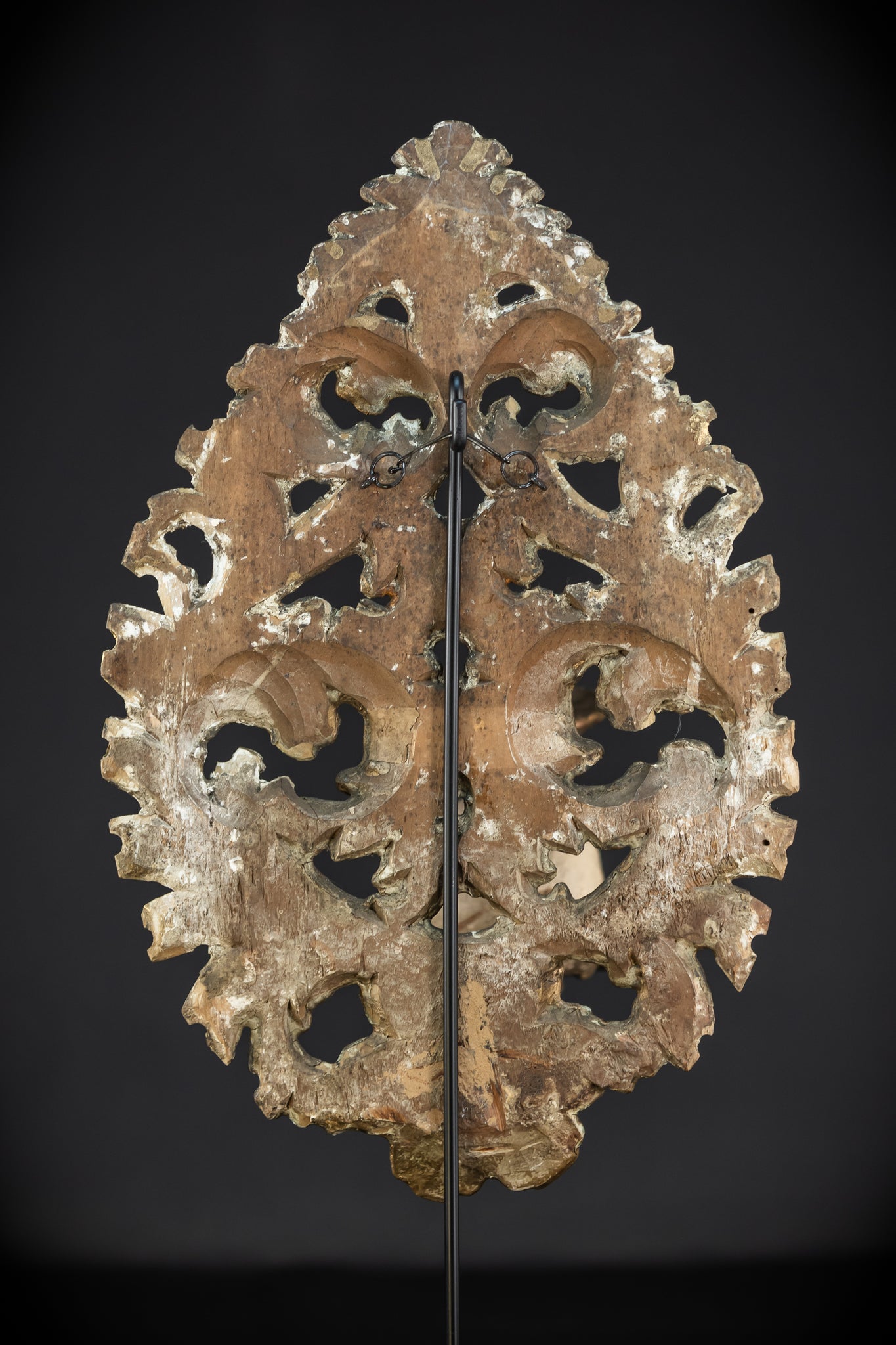 Pair Memento Mori Wall Candleholders 18th C | 15.2”
