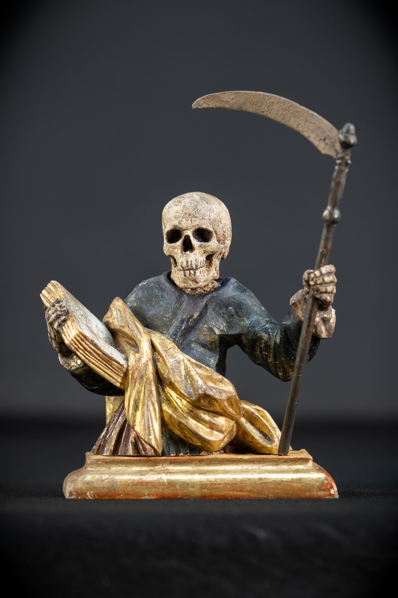 RARE Memento Mori | Antique 1700s | 7.1”/ 18 cm